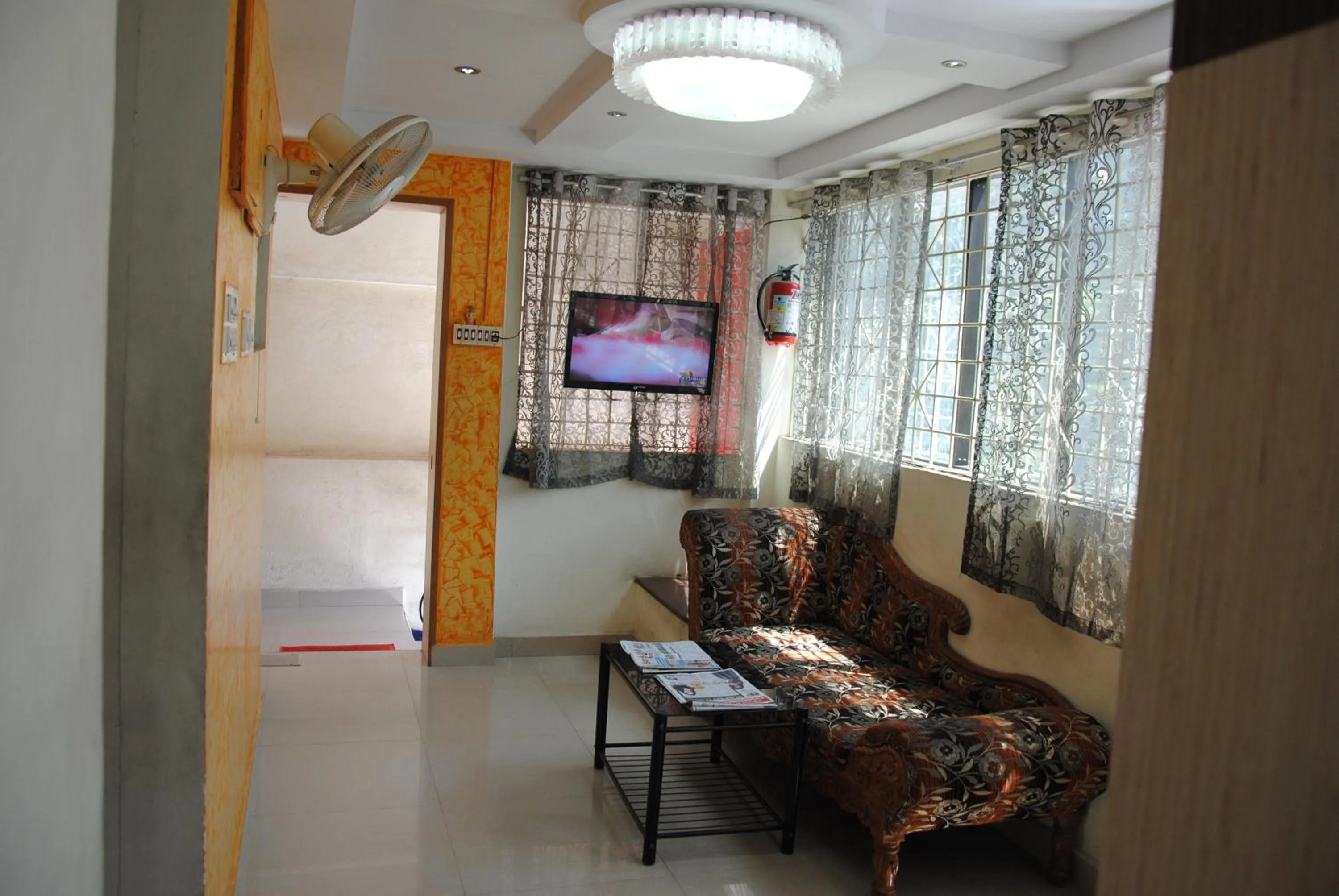 Lobby or reception in Just Guest House, Chennai Airport