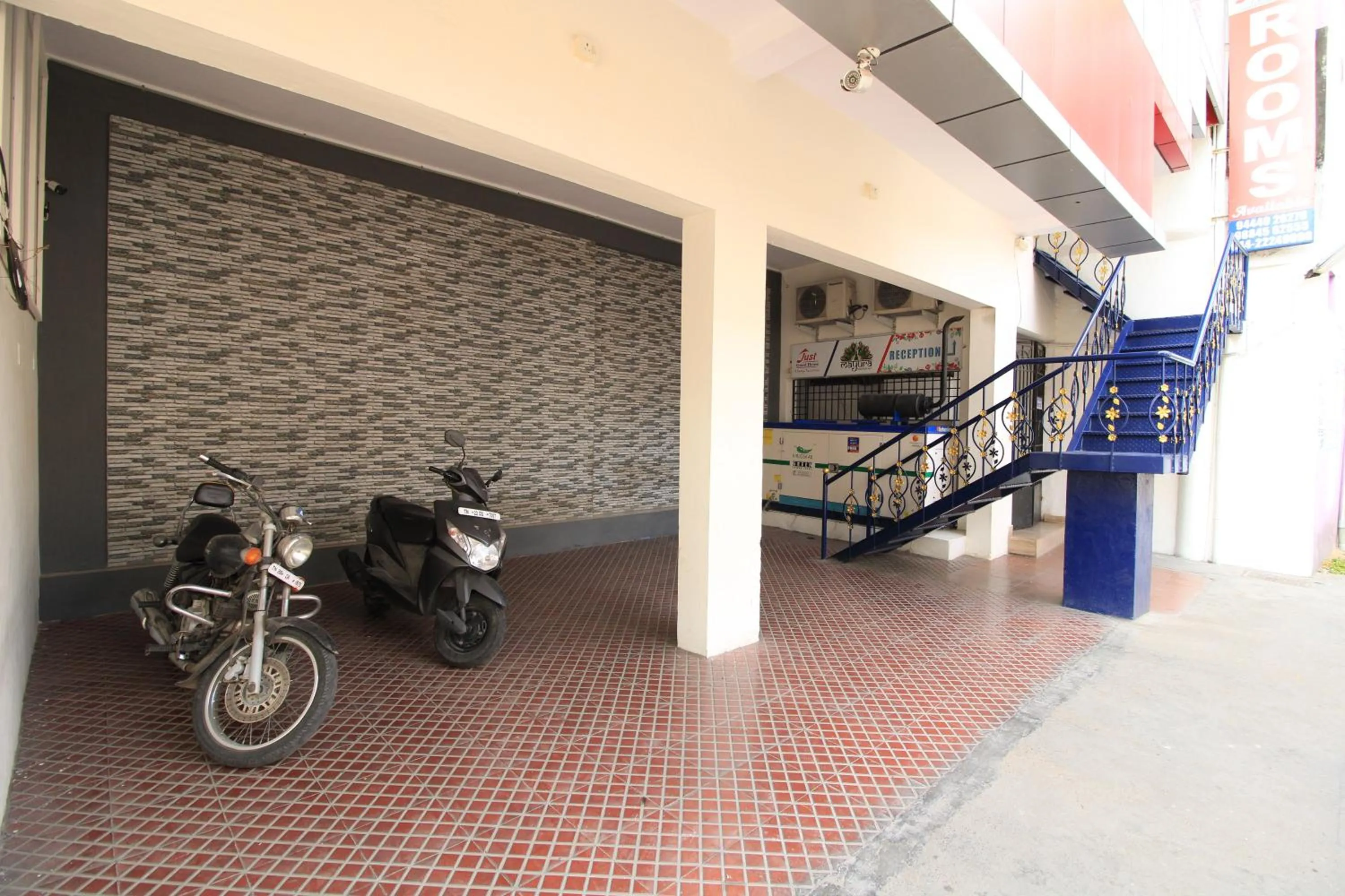 Parking in Just Guest House, Chennai Airport