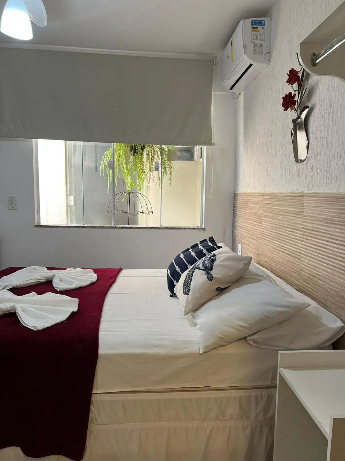 Bed in Pousada Casa Serra Alves