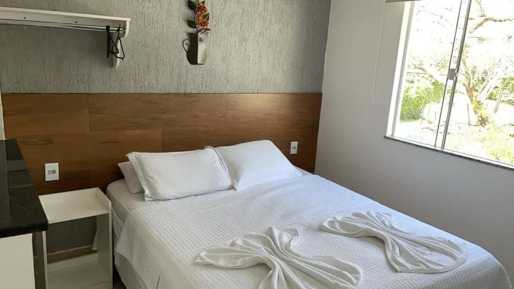 Bed in Pousada Casa Serra Alves