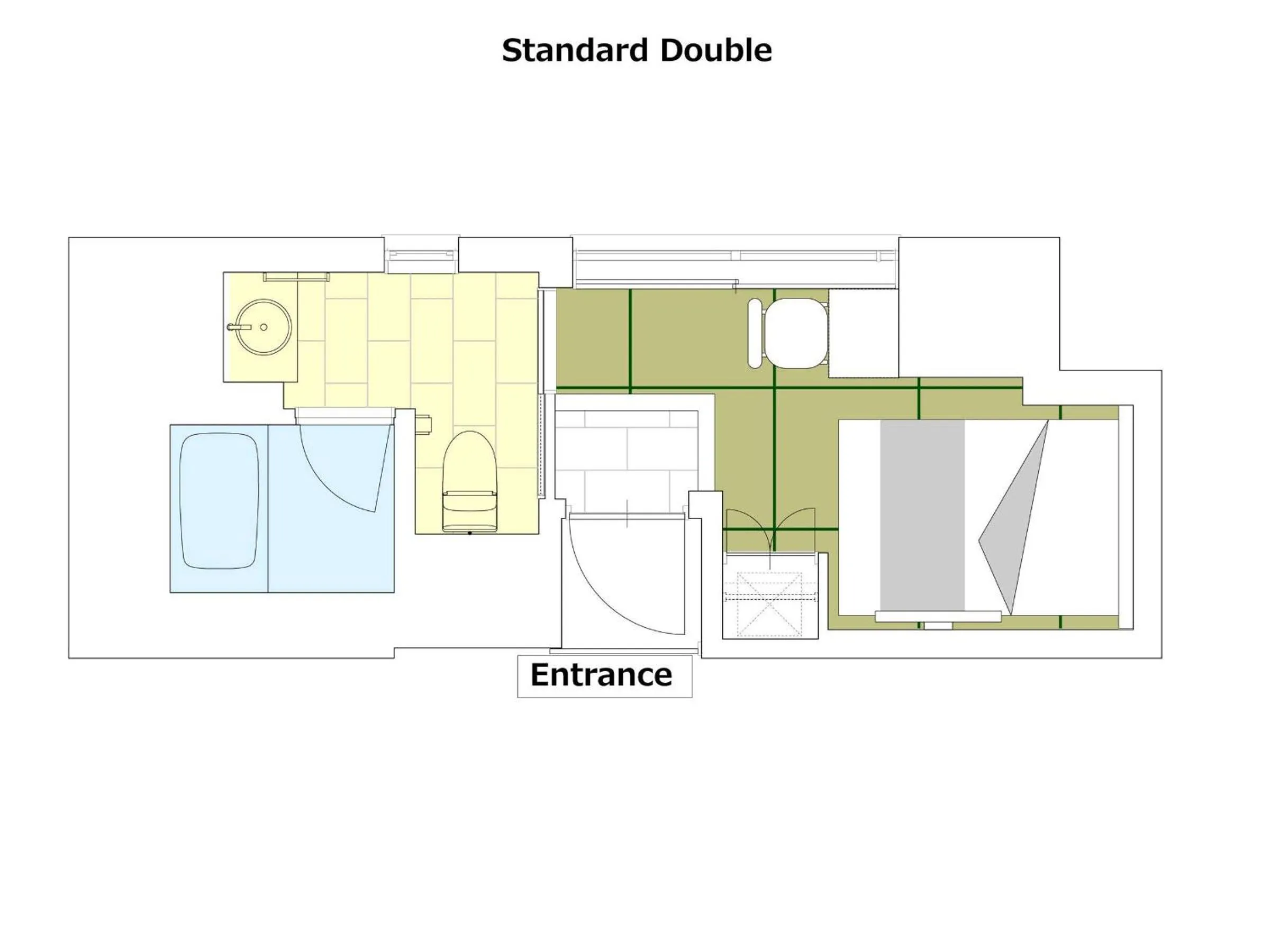 Floor plan in PROSTYLE RYOKAN TOKYO ASAKUSA
