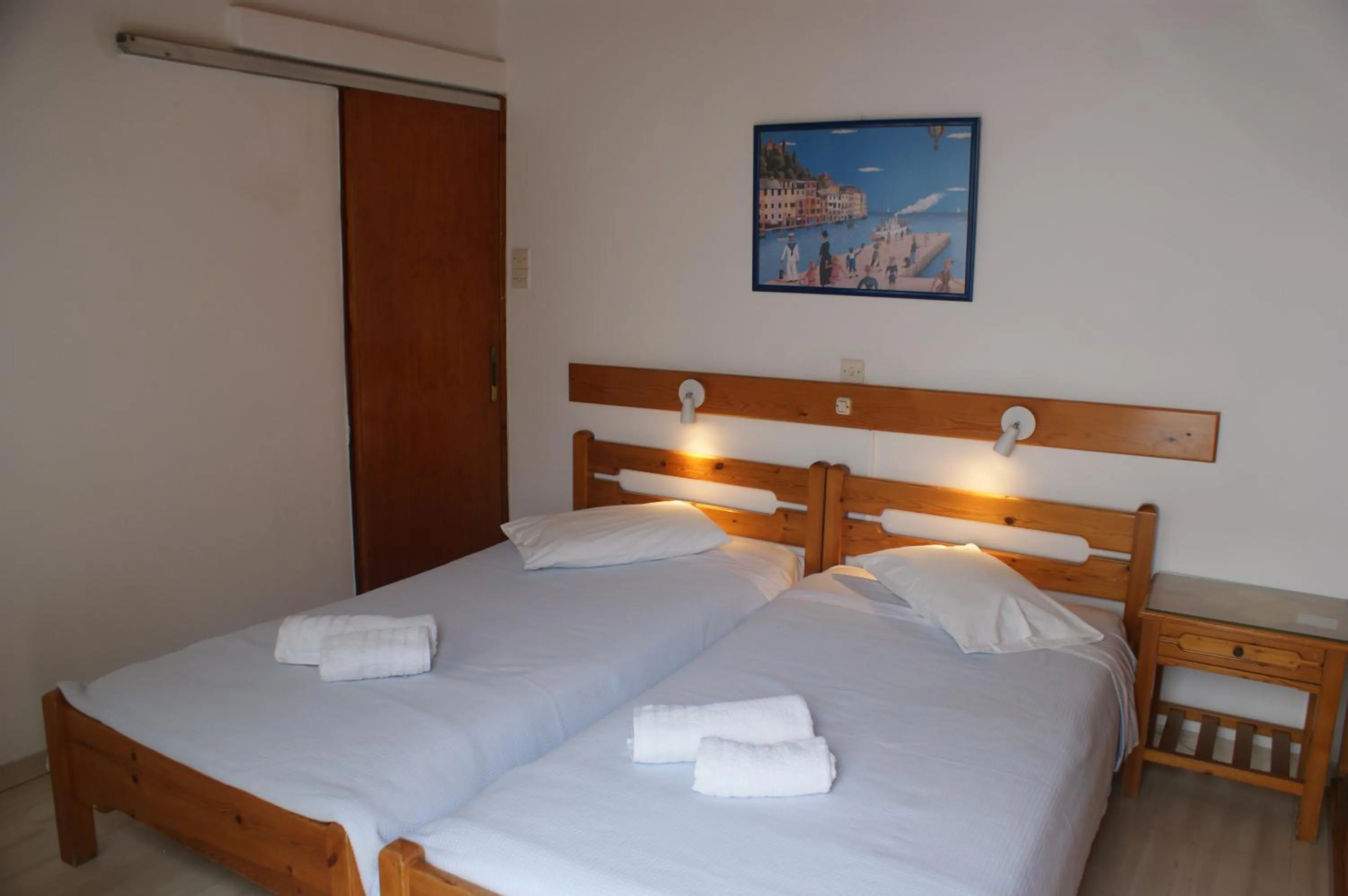 Bed in Hotel Eleftheria