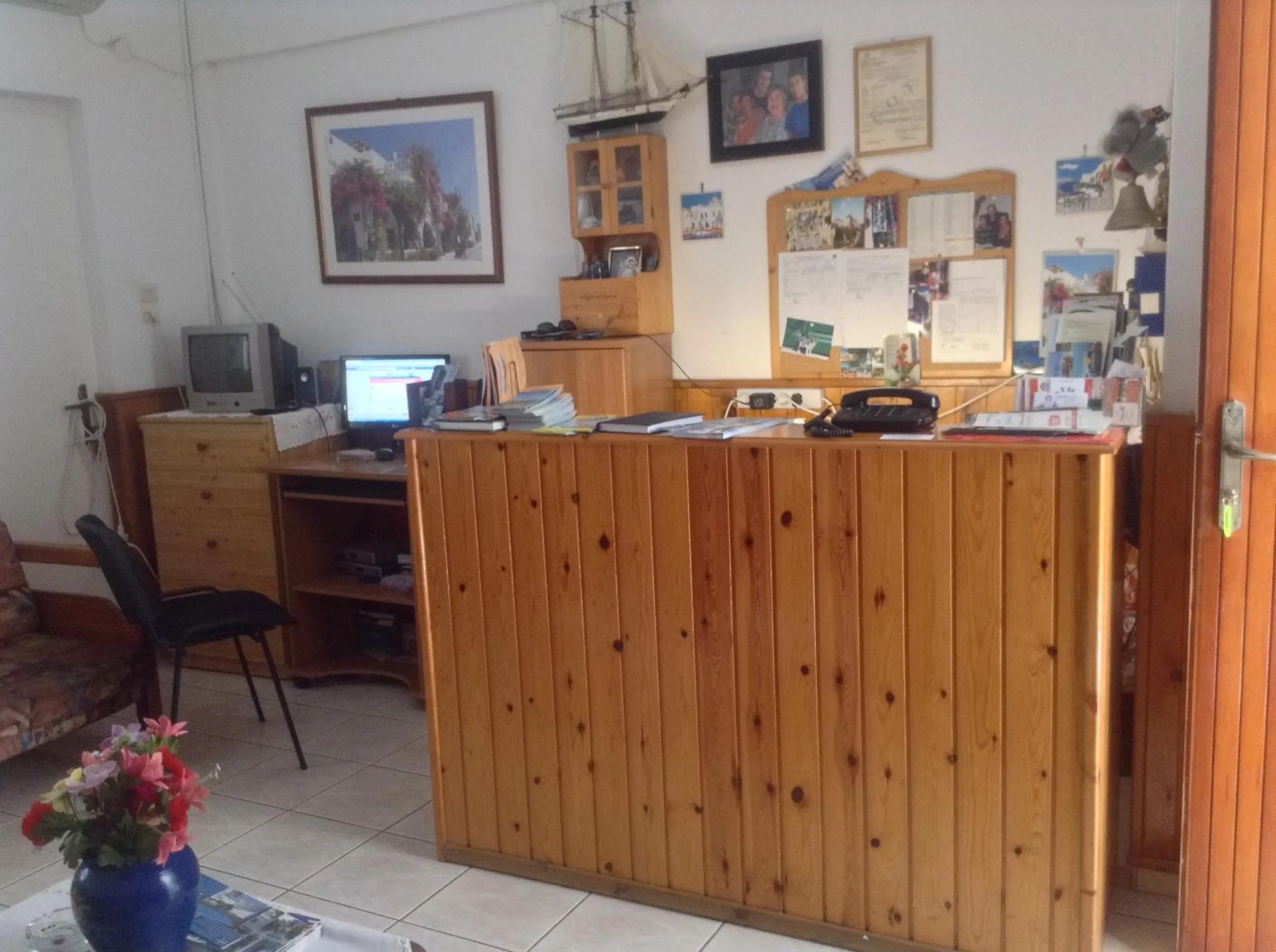 Lobby or reception in Hotel Eleftheria