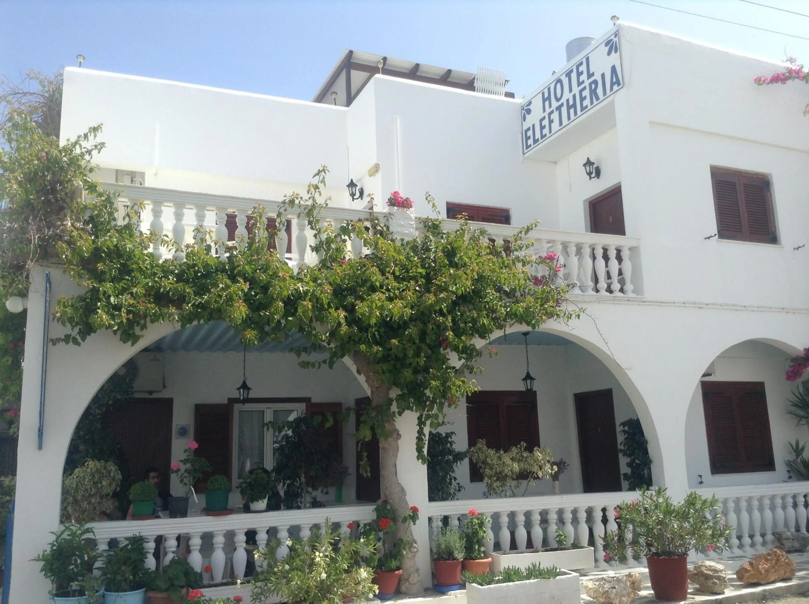 Facade/entrance in Hotel Eleftheria