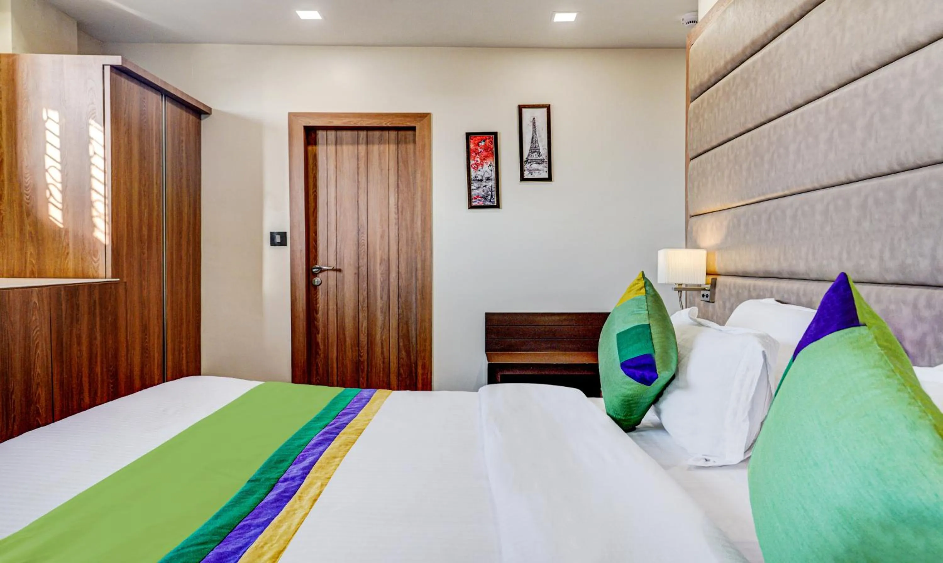 Bed in Hotel Sun Grand