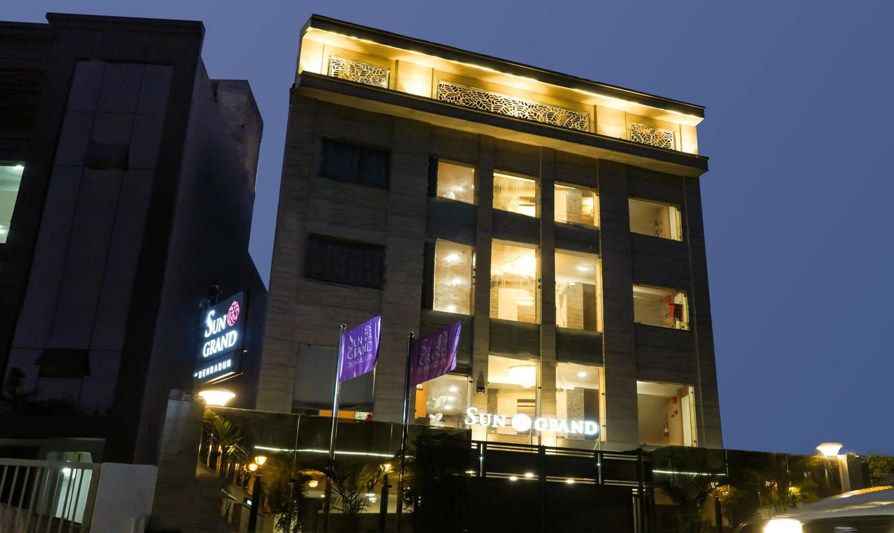 Property building in Hotel Sun Grand