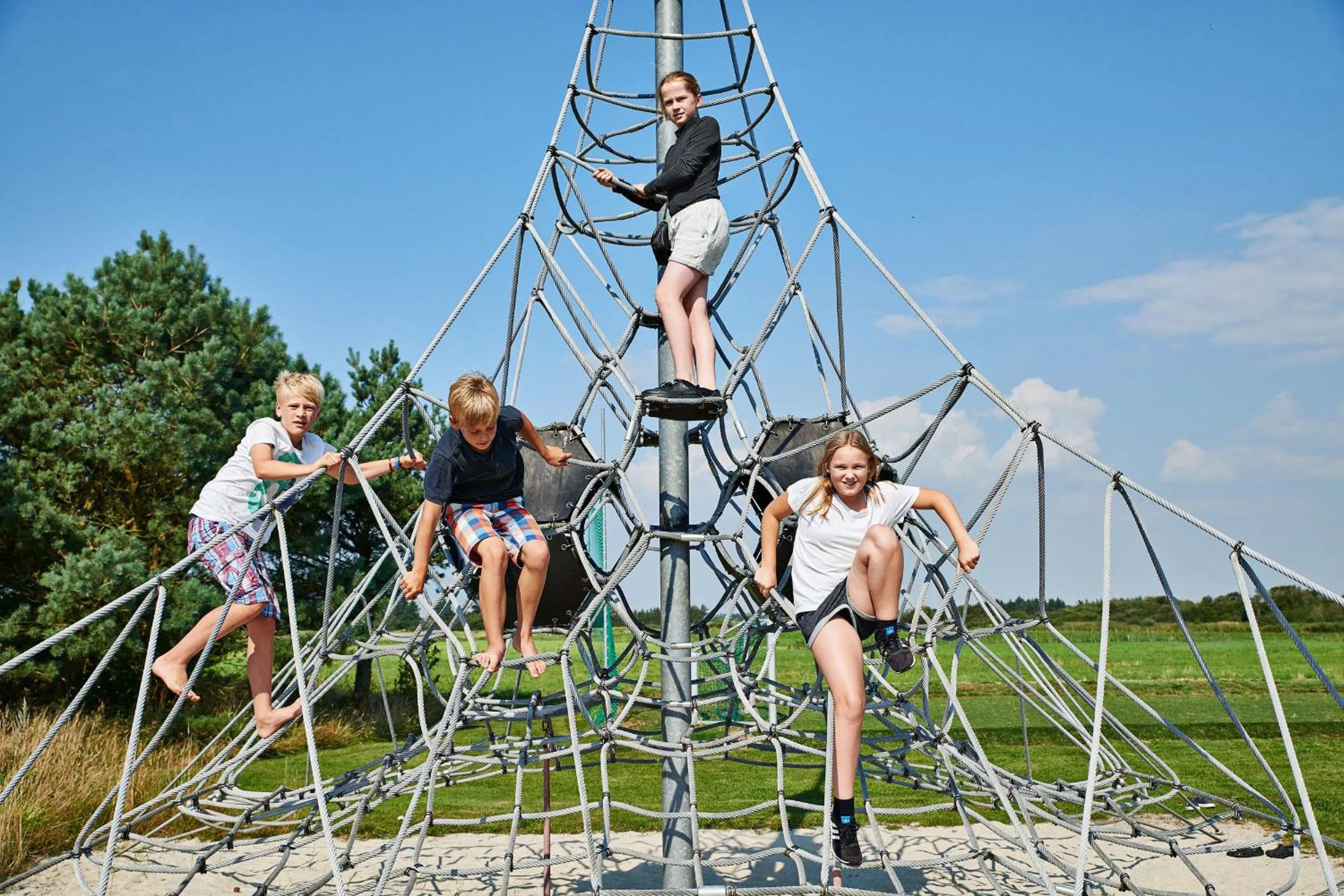 Children play ground in Lindvig - Ferie i naturen