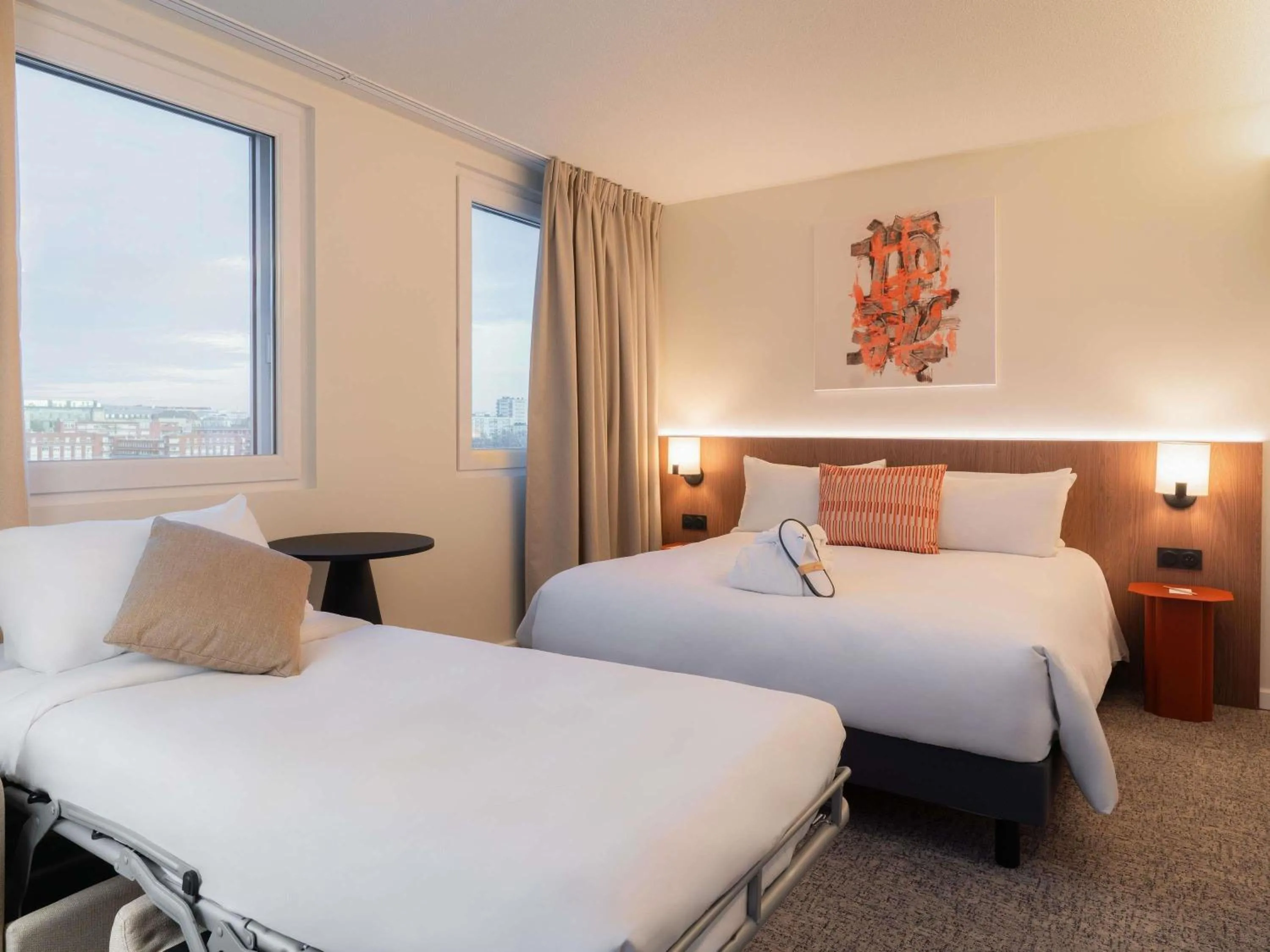 Bed in Mercure Paris Ivry Quai De Seine