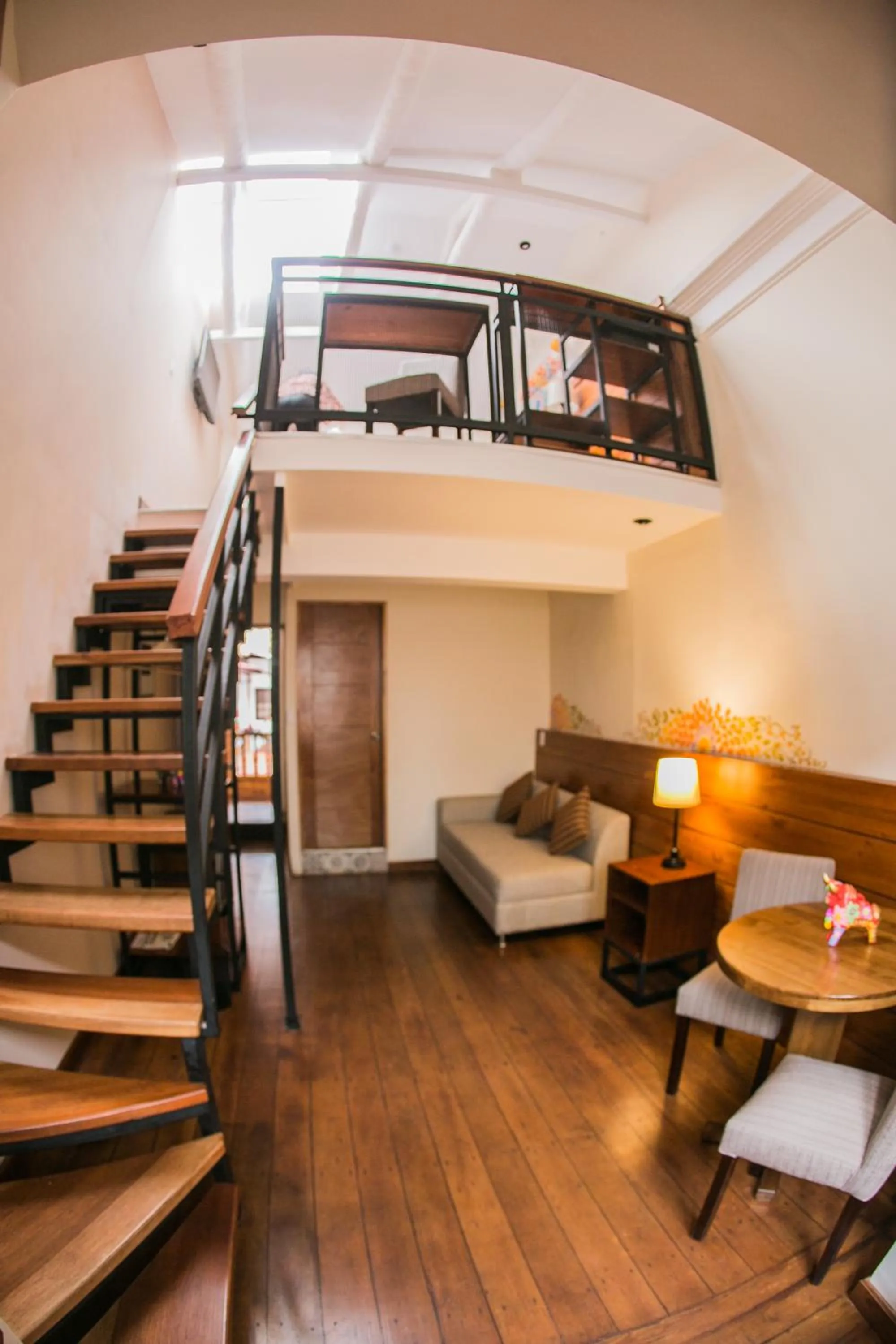 Living room in Casa Biru Hotel Boutique