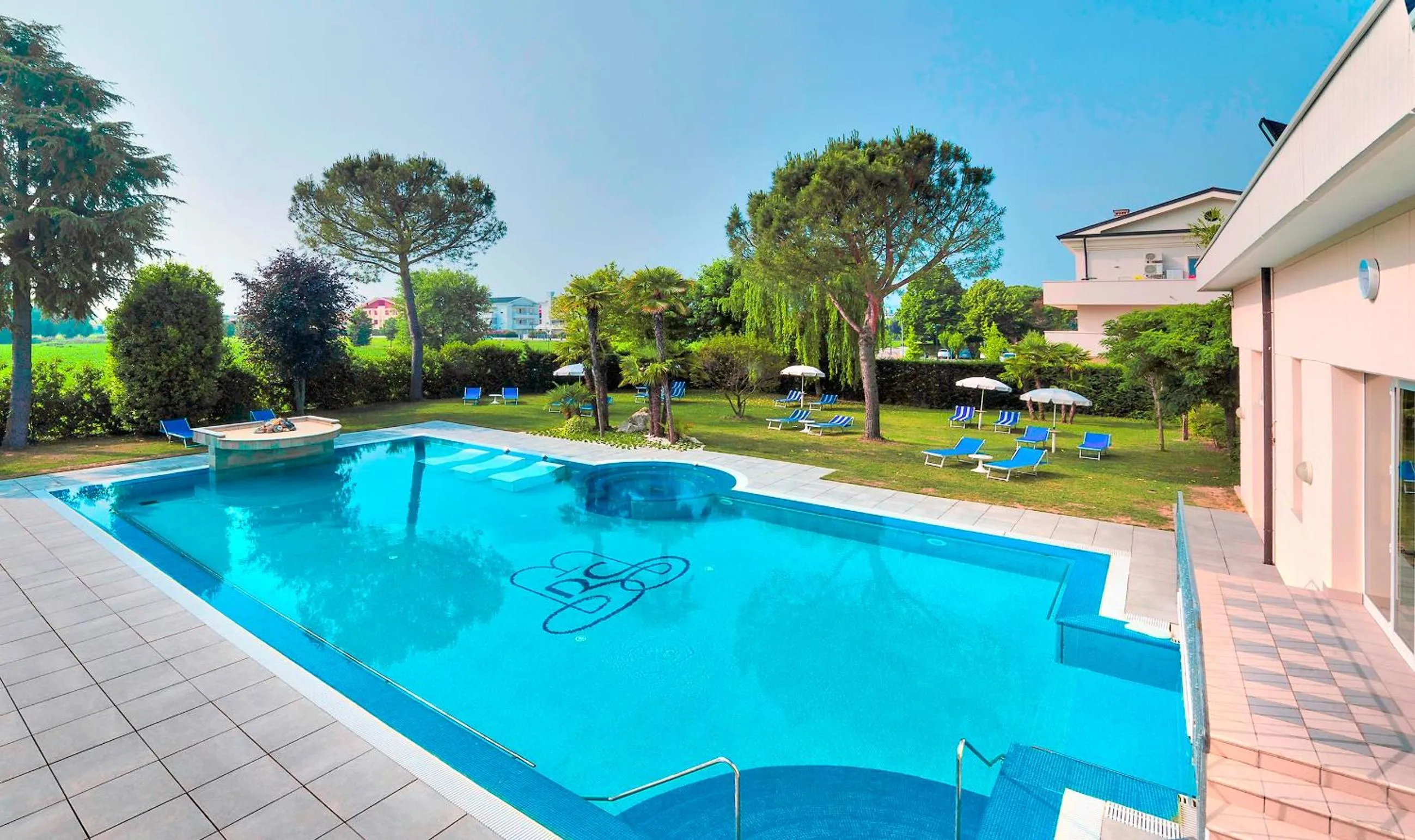 Garden in Hotel Terme Belsoggiorno