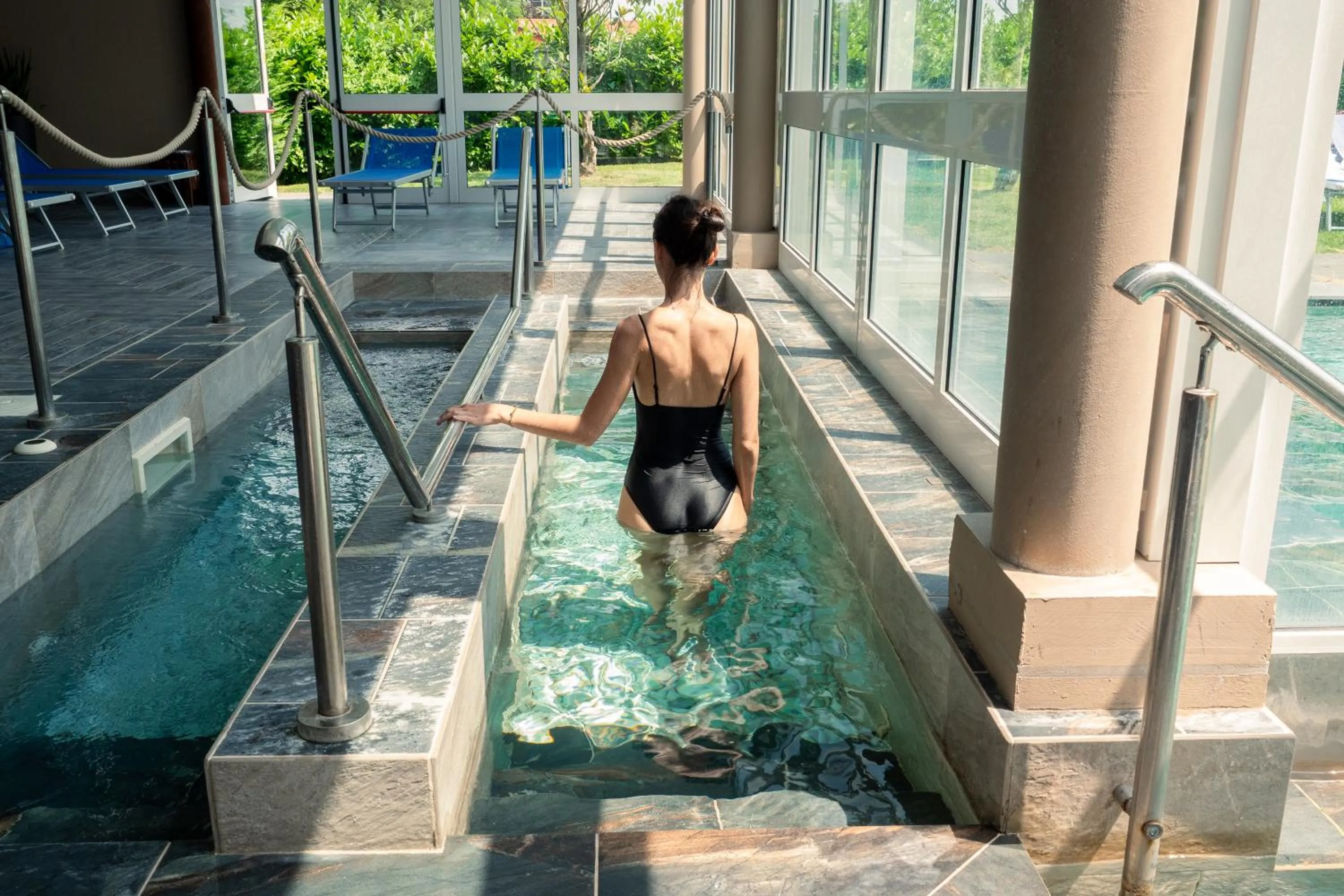 Swimming pool in Hotel Terme Belsoggiorno