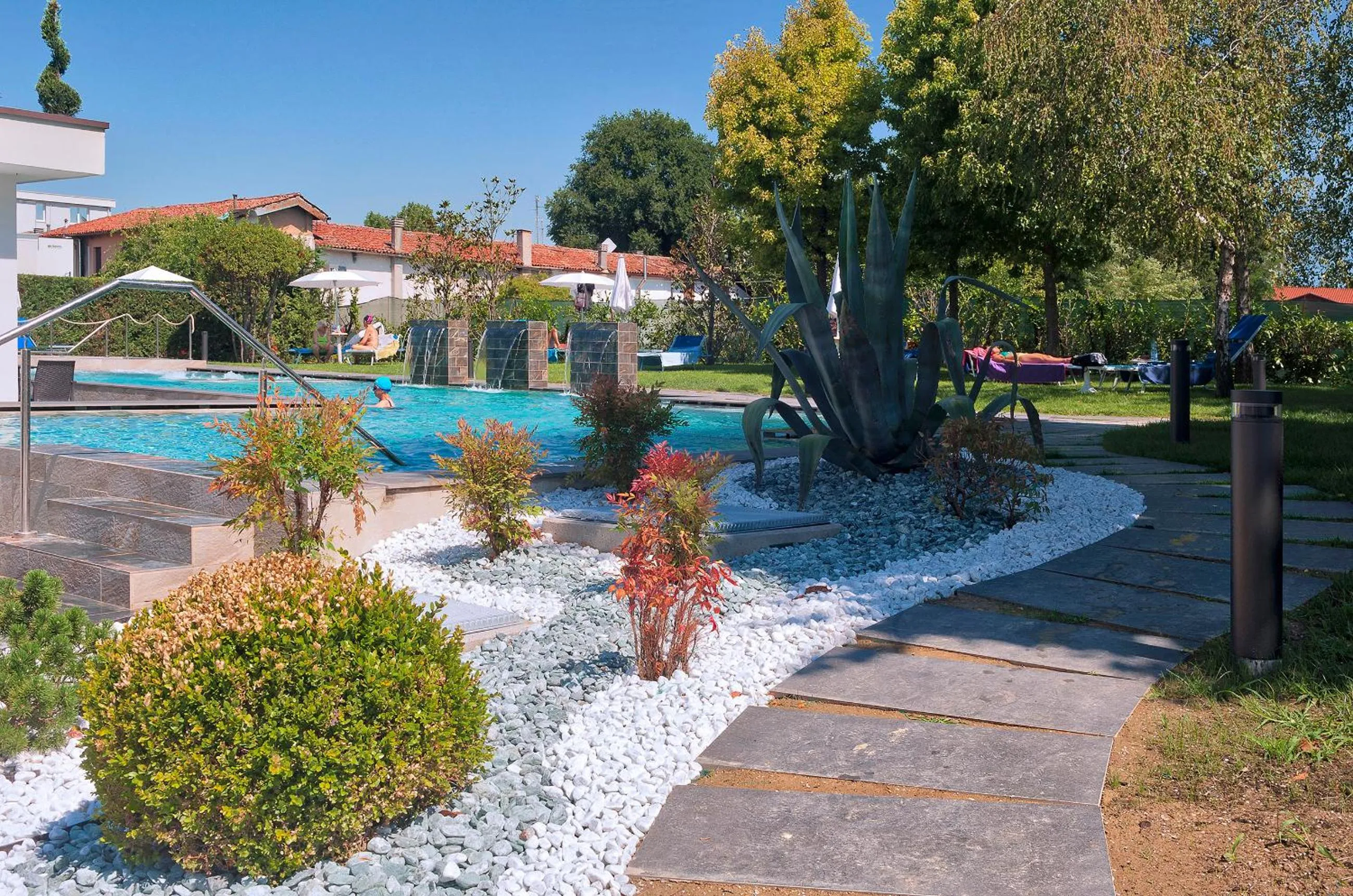 Garden in Hotel Terme Belsoggiorno