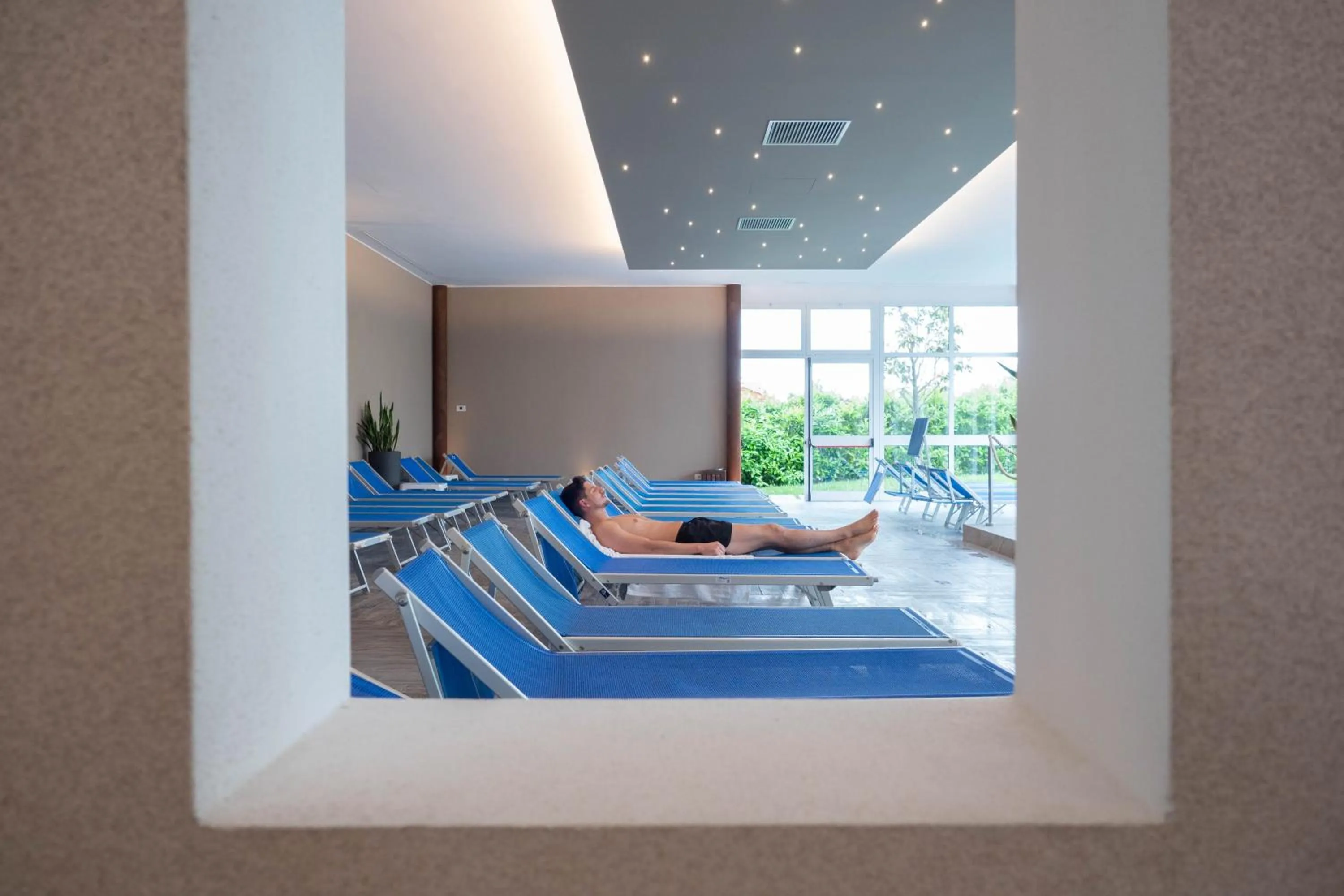 Swimming pool in Hotel Terme Belsoggiorno