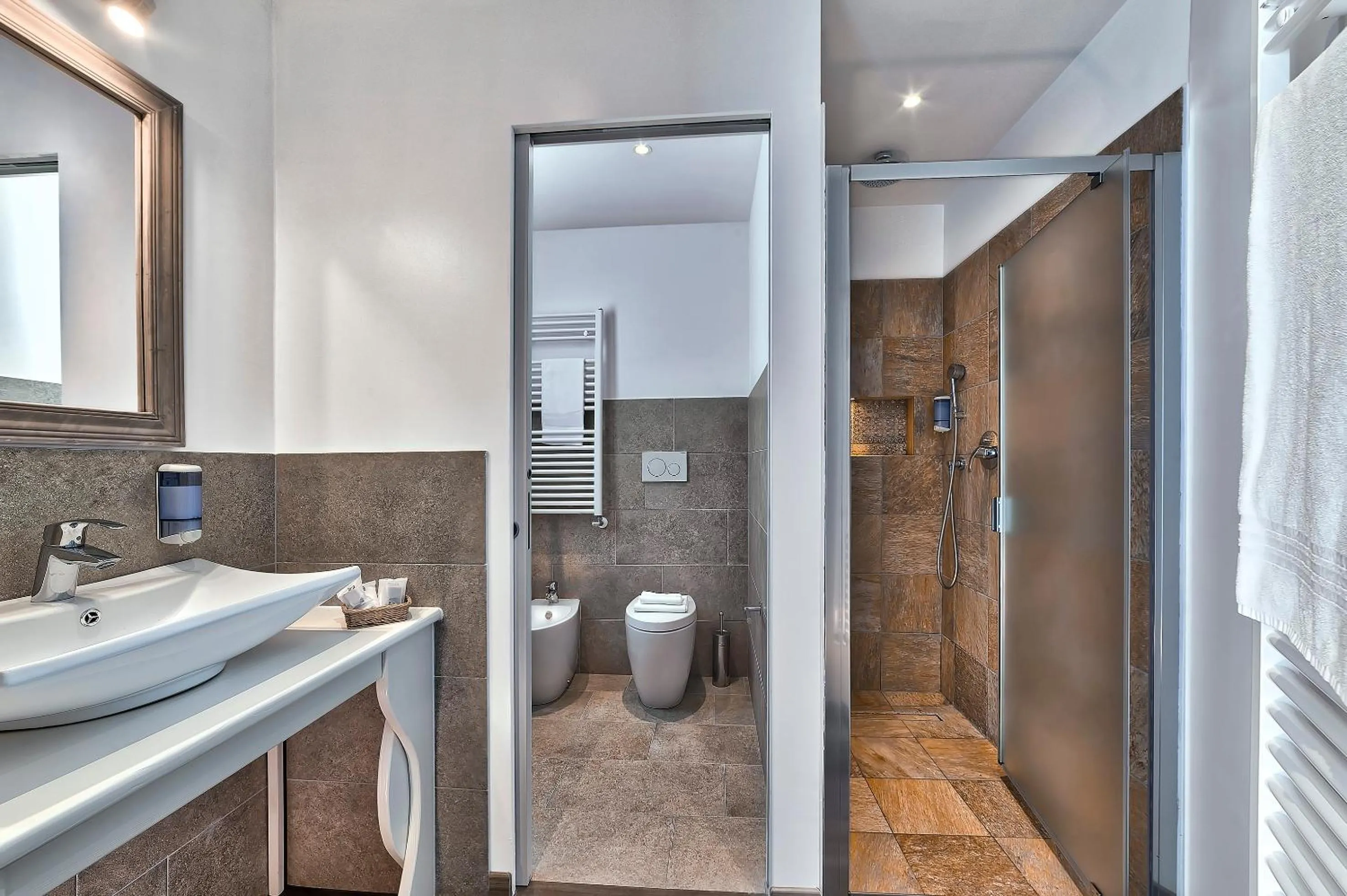 Bathroom in Hotel Terme Belsoggiorno