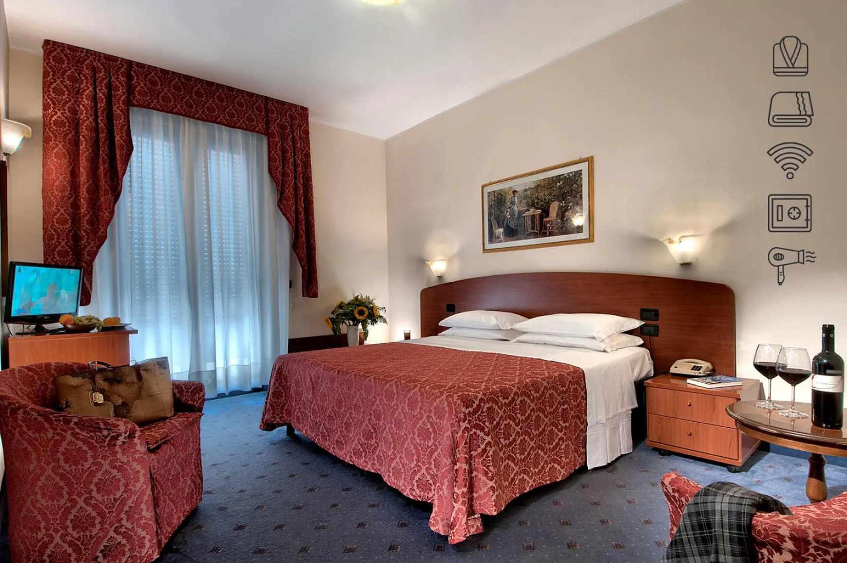 Bed in Hotel Terme Belsoggiorno