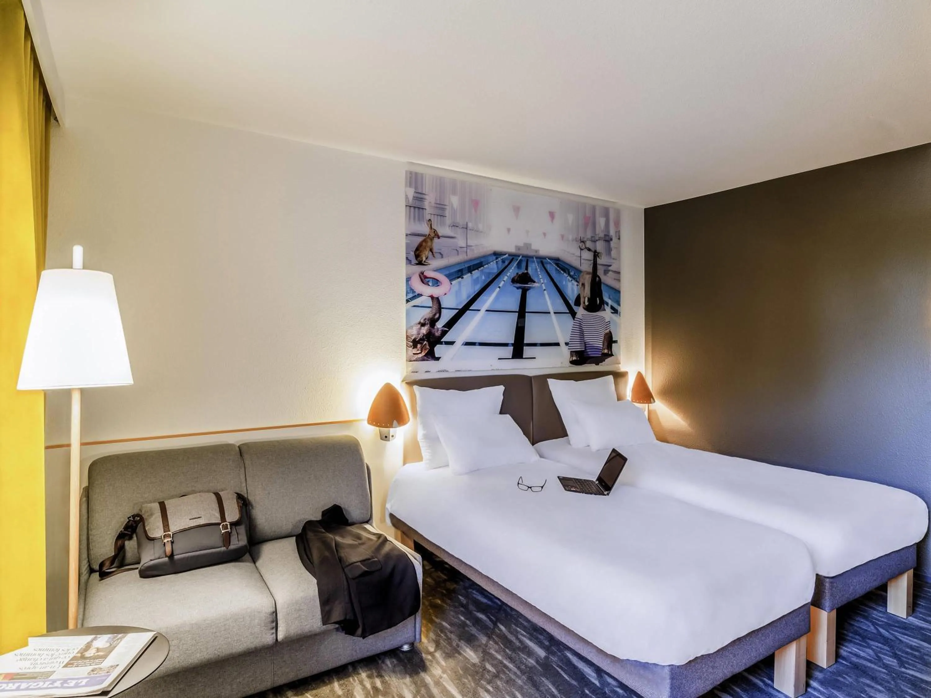 Bedroom, Bed in Novotel Metz Amnéville