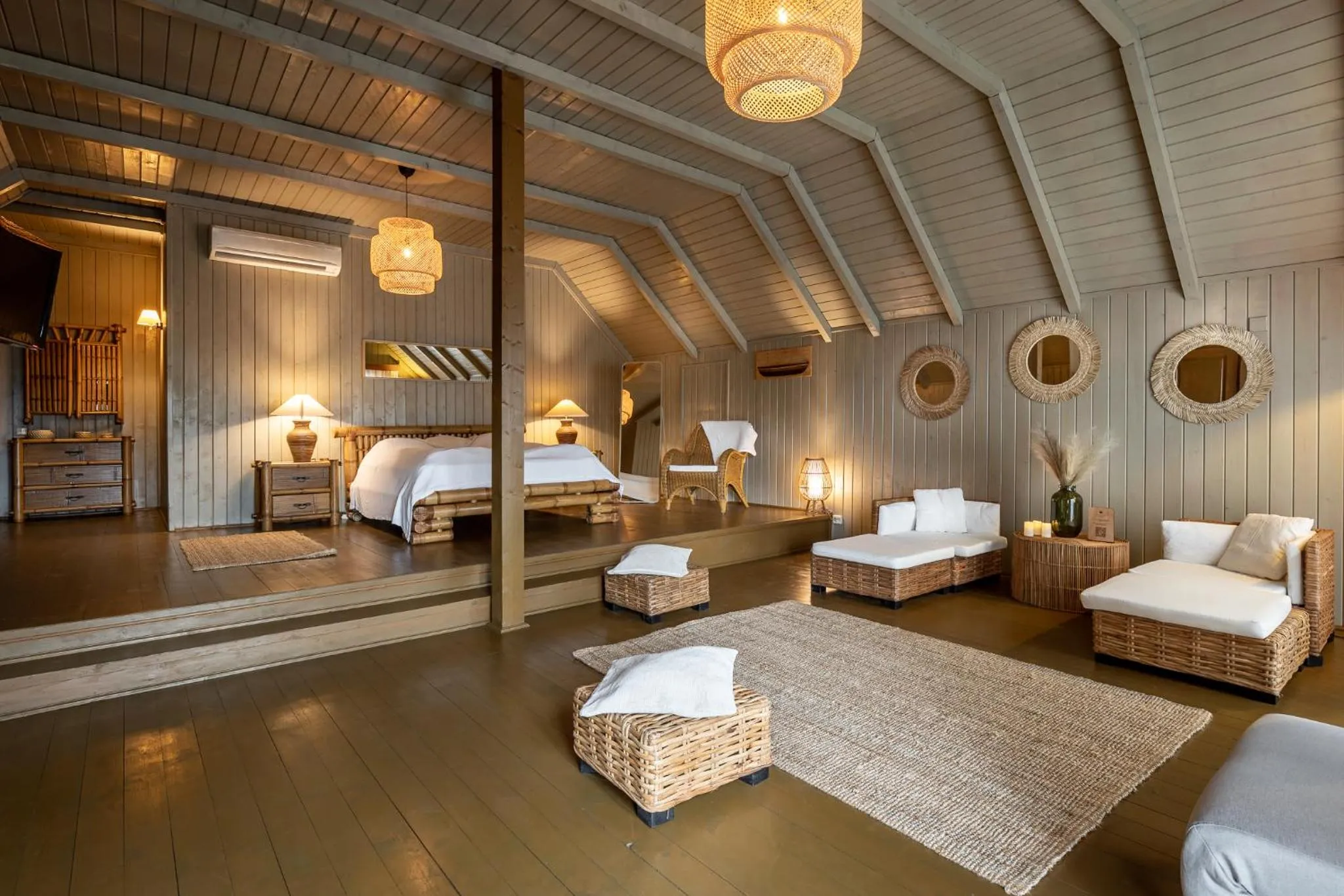 Photo of the whole room, Bed in Green Village Resort