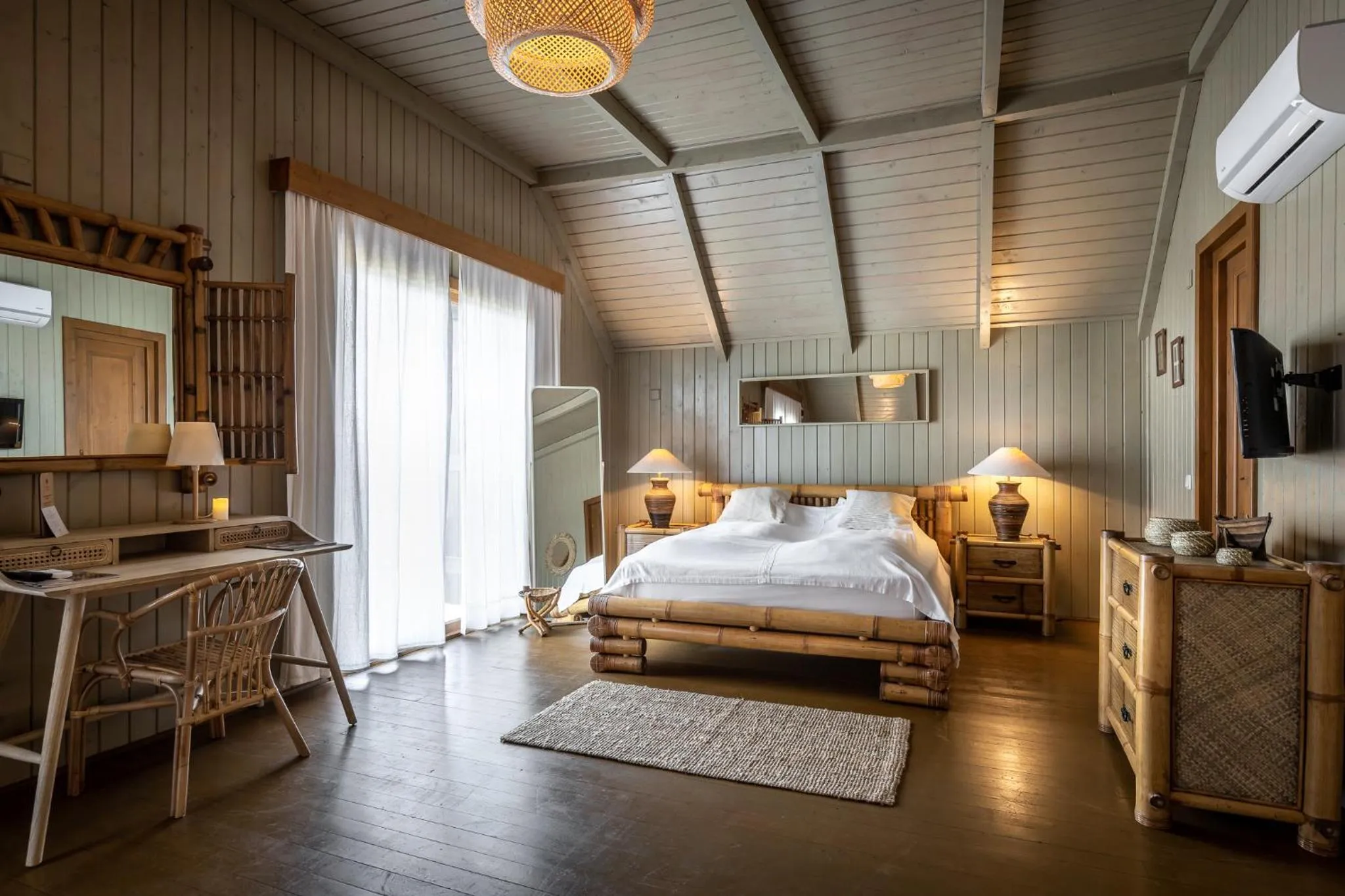 Bedroom, Bed in Green Village Resort