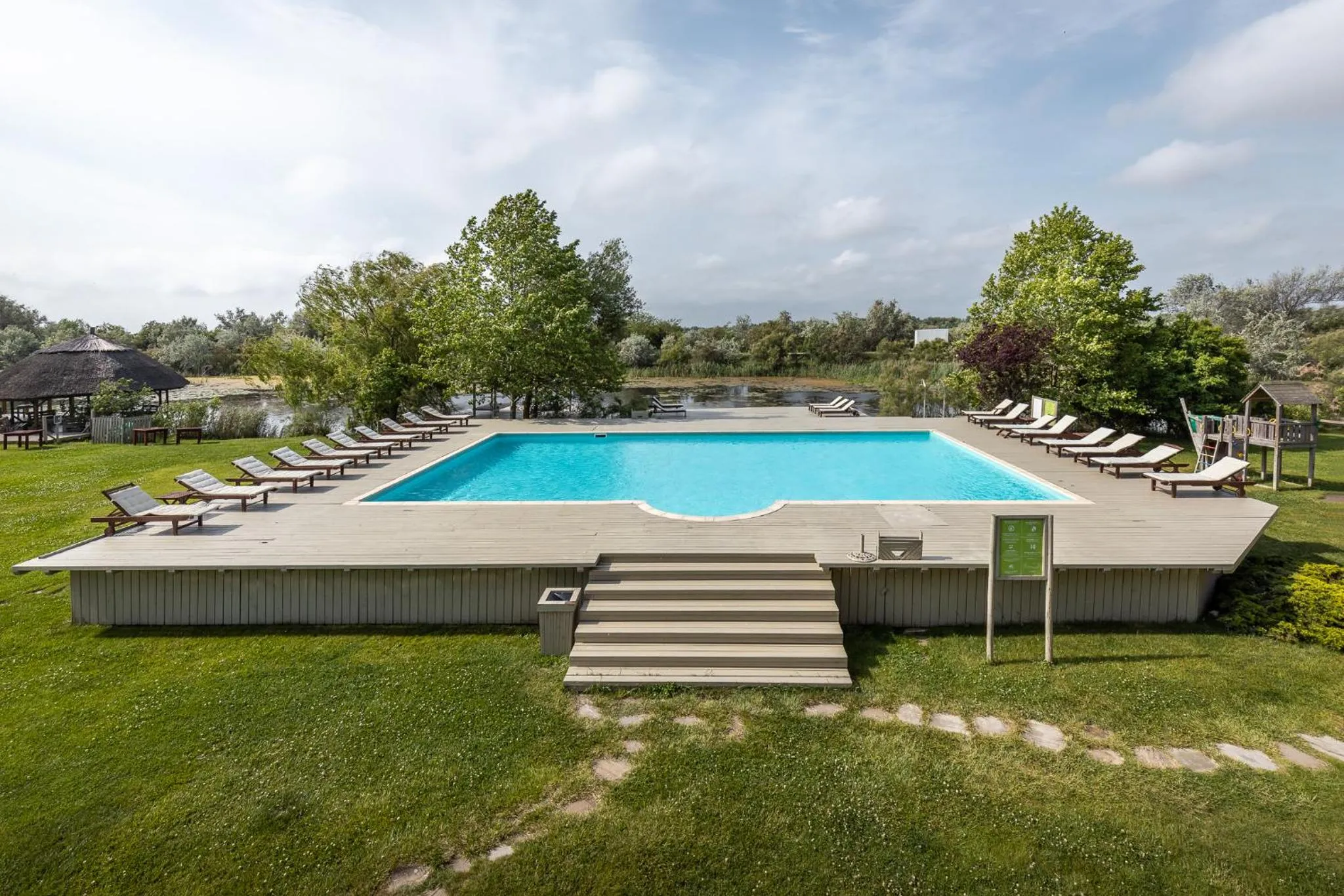 Swimming pool in Green Village Resort