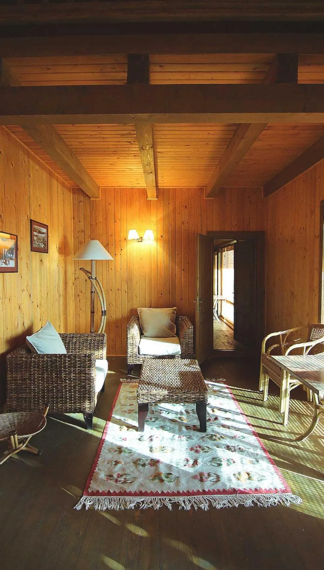 Living room, Bed in Green Village Resort