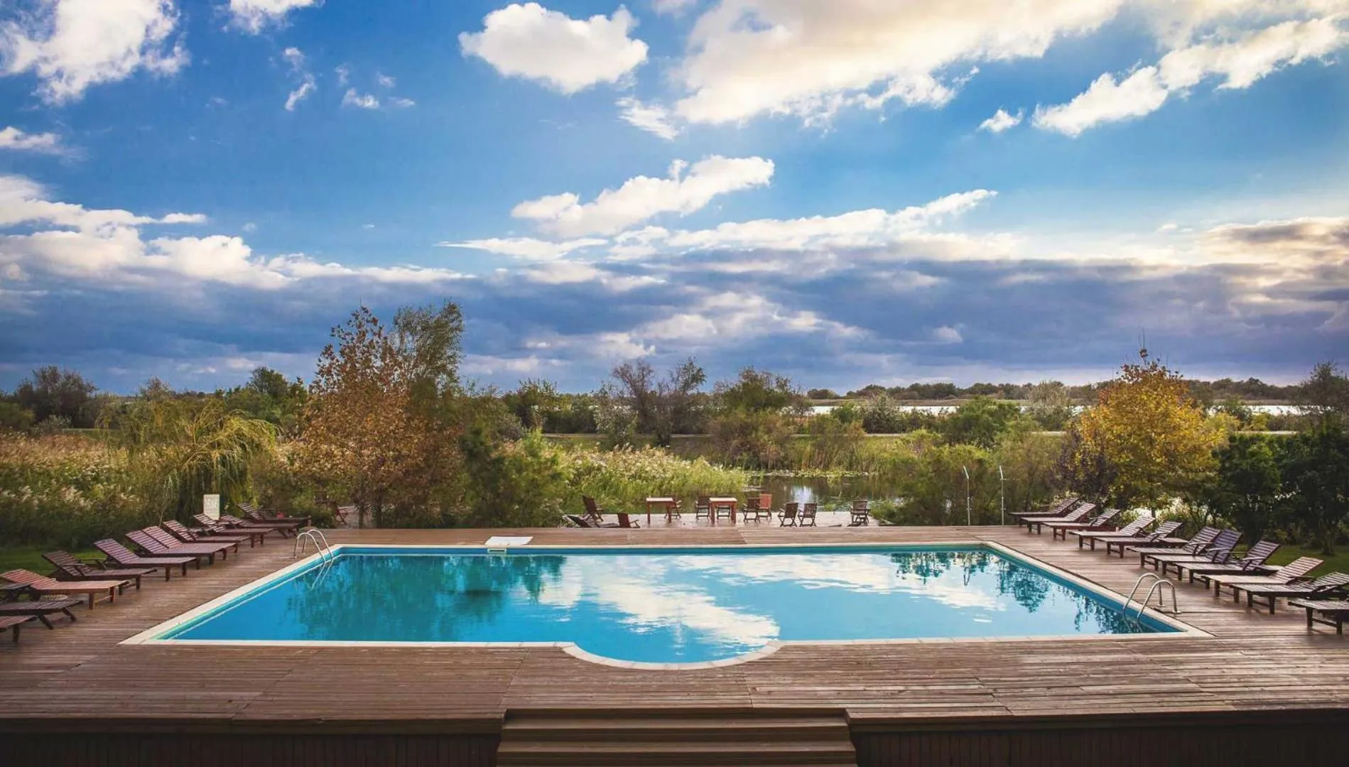 Pool view in Green Village Resort