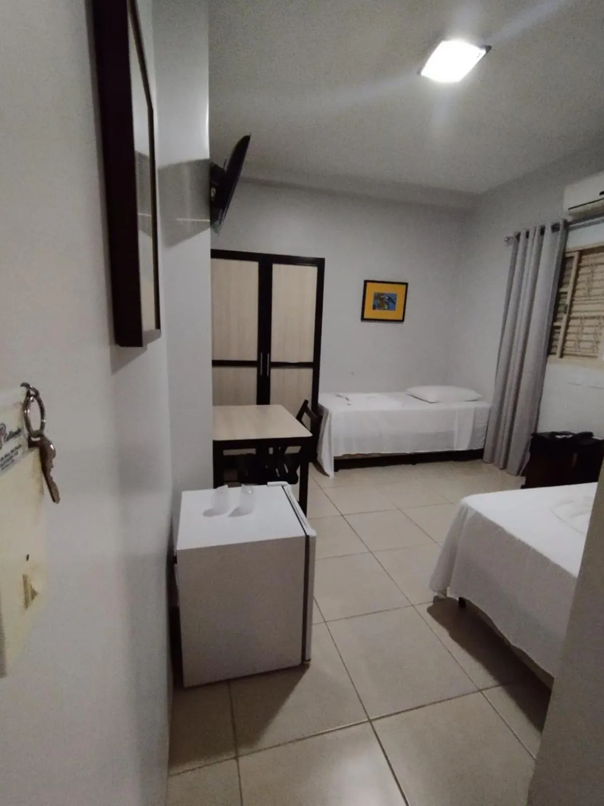 Bed in Hotel Pousada Calliandra