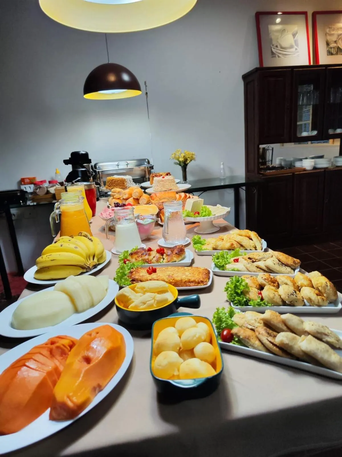 Breakfast in Hotel Pousada Calliandra