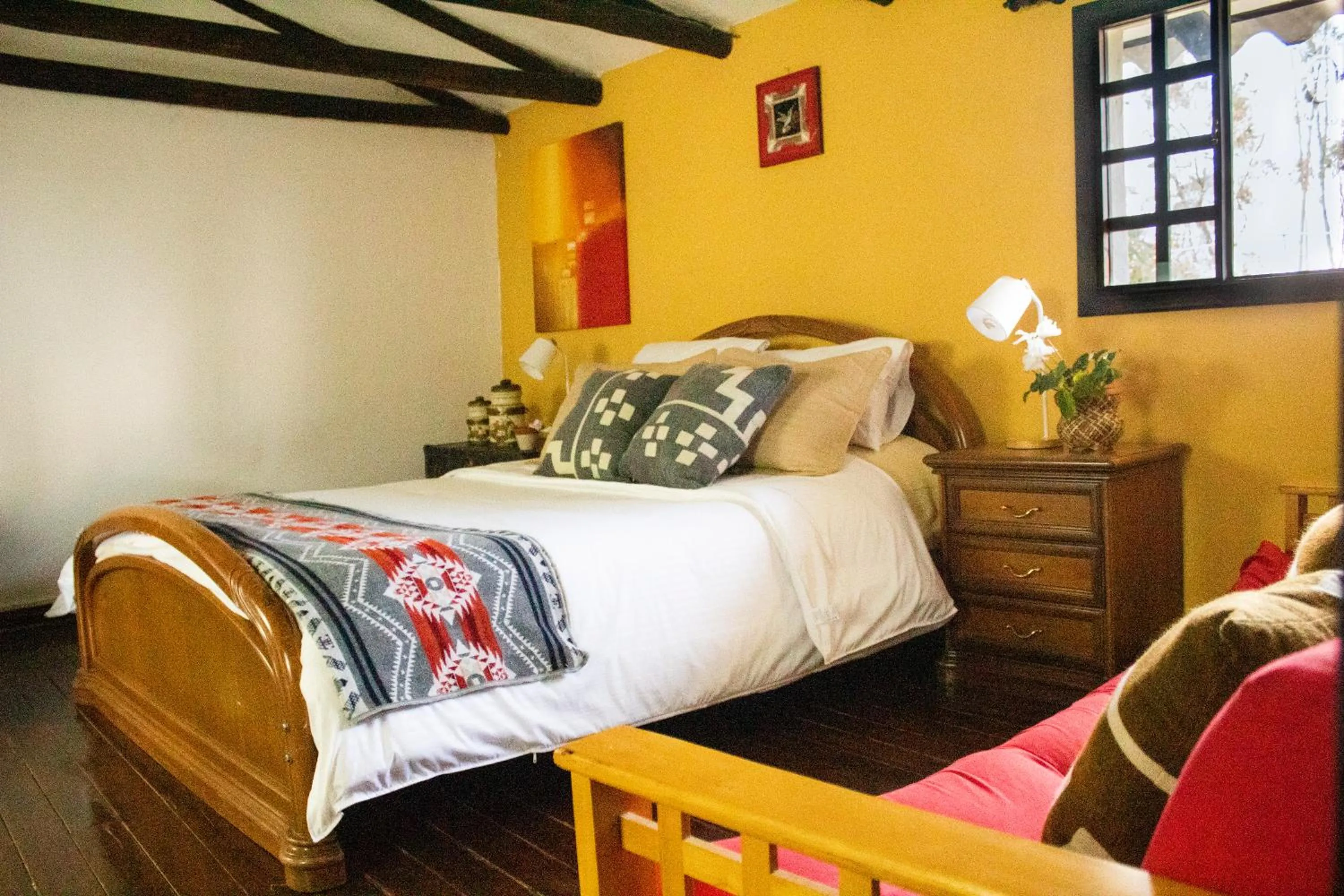 Bed in Hacienda San Isidro Trails & Experiences