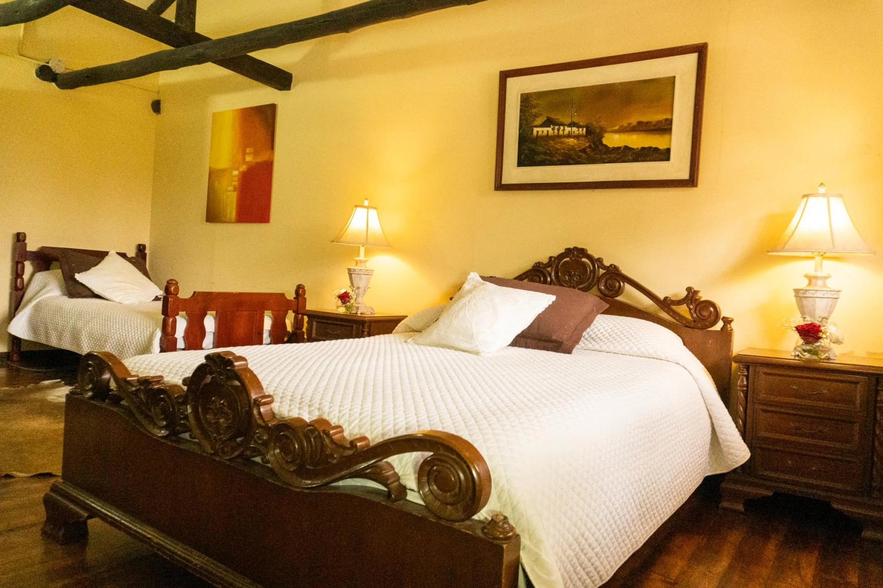Bed in Hacienda San Isidro Trails & Experiences