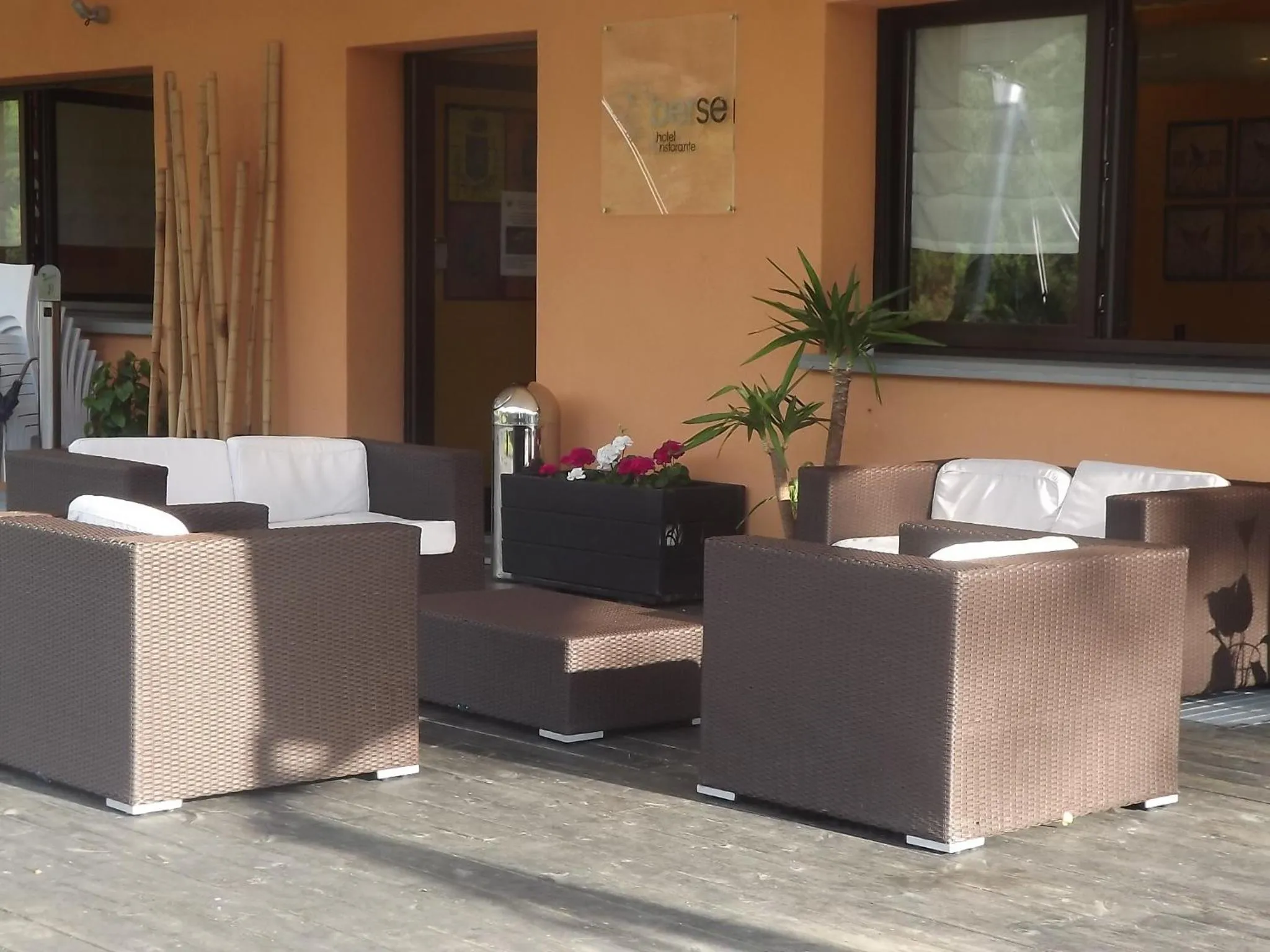 Patio in Hotel Bersè