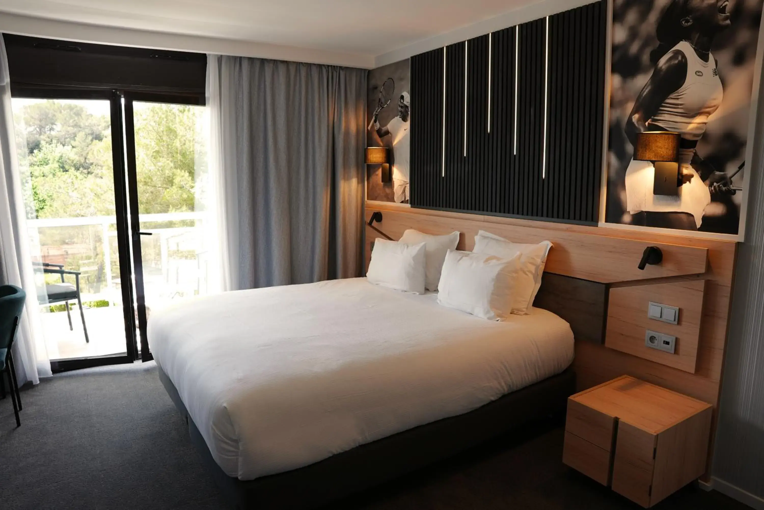 Superior Room with pool or tennis view in Mouratoglou Hotel & Resort Superior Room with pool or tennis view in Mouratoglou Hotel & Resort