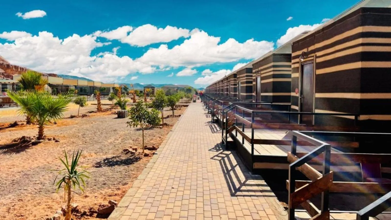 Garden in Al Sultana Luxury Camp