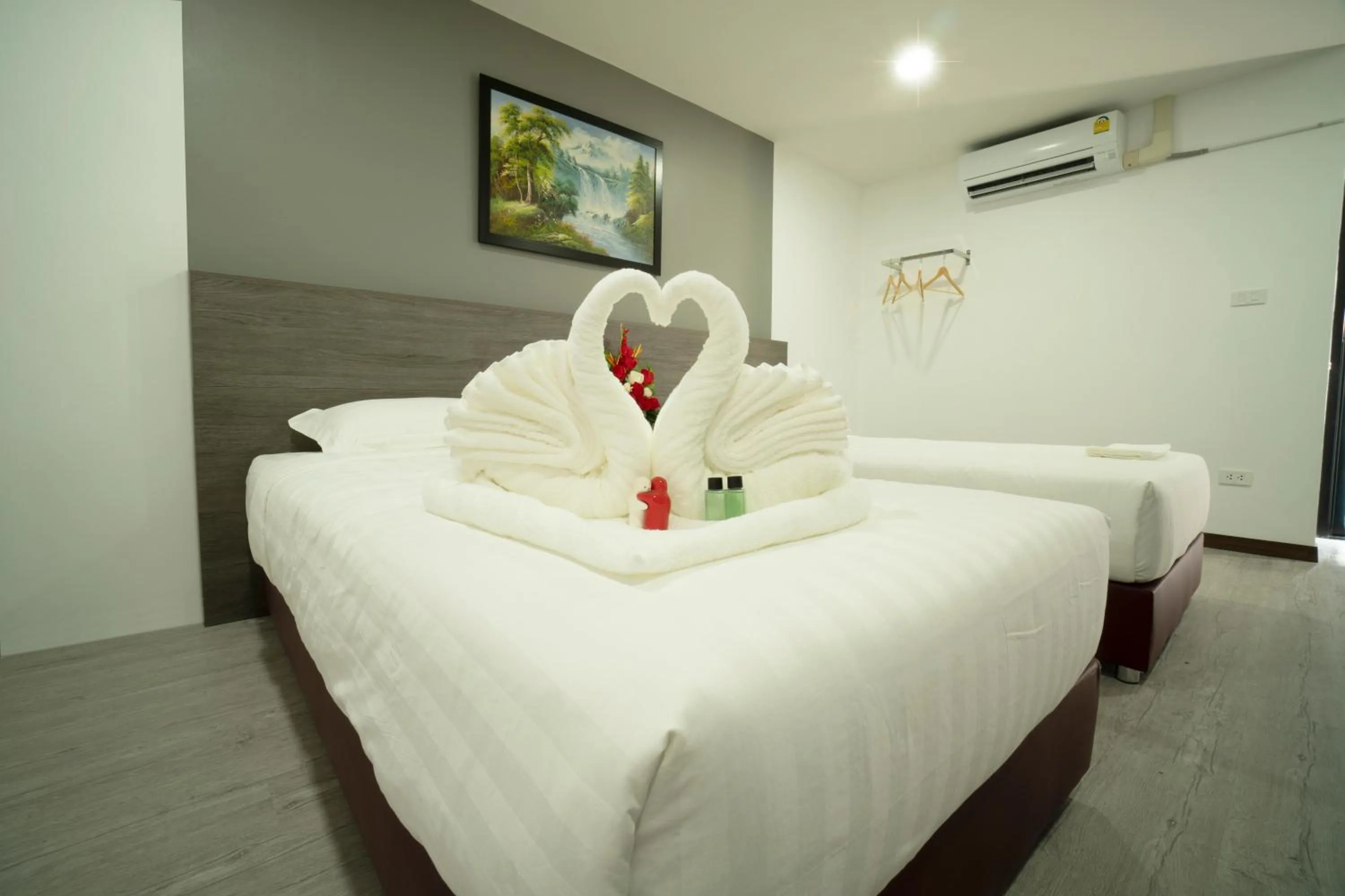 Photo of the whole room, Bed in NK Residence Sakon Nakhon