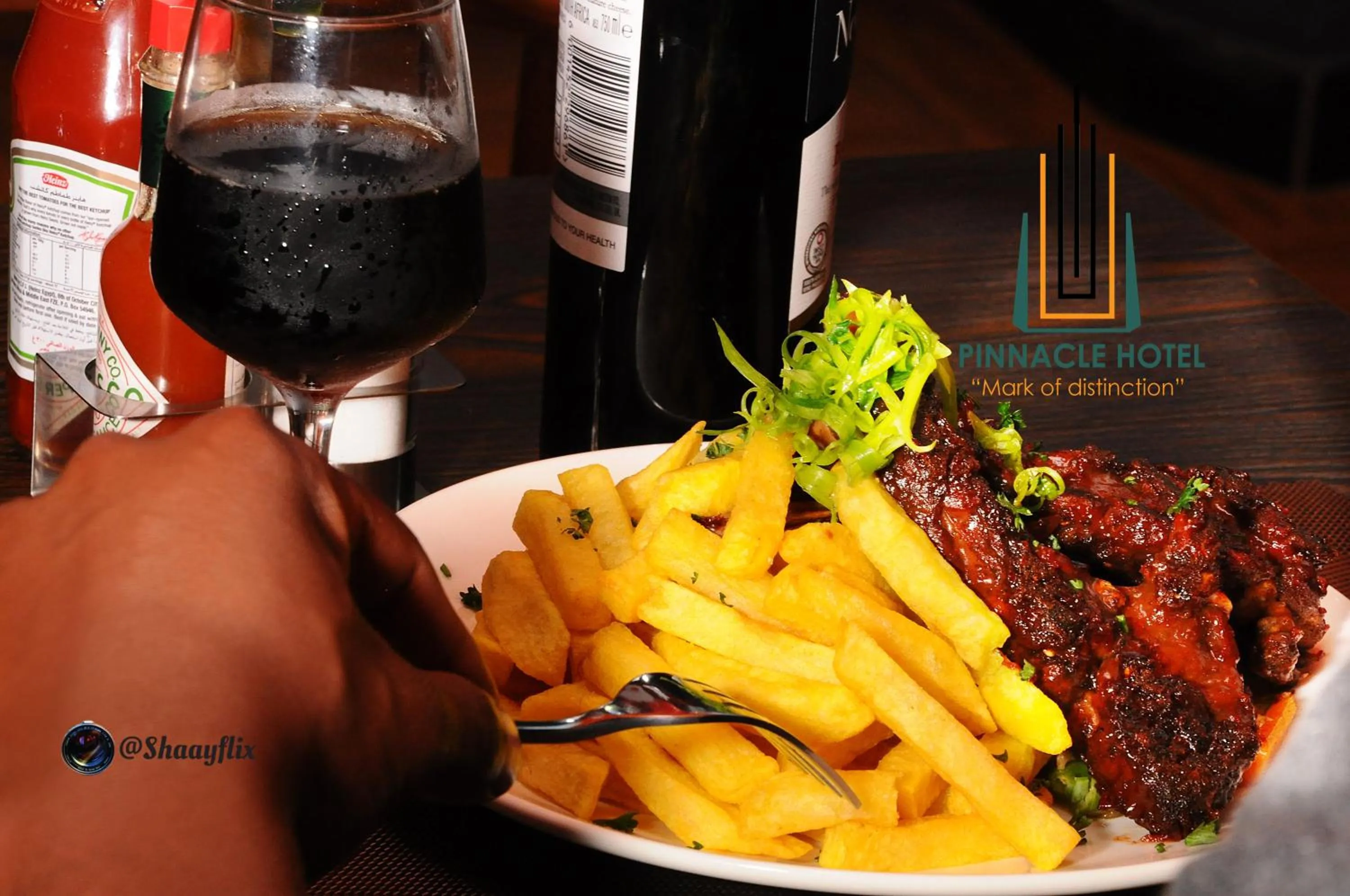 Food close-up in Pinnacle Hotel Mbarara