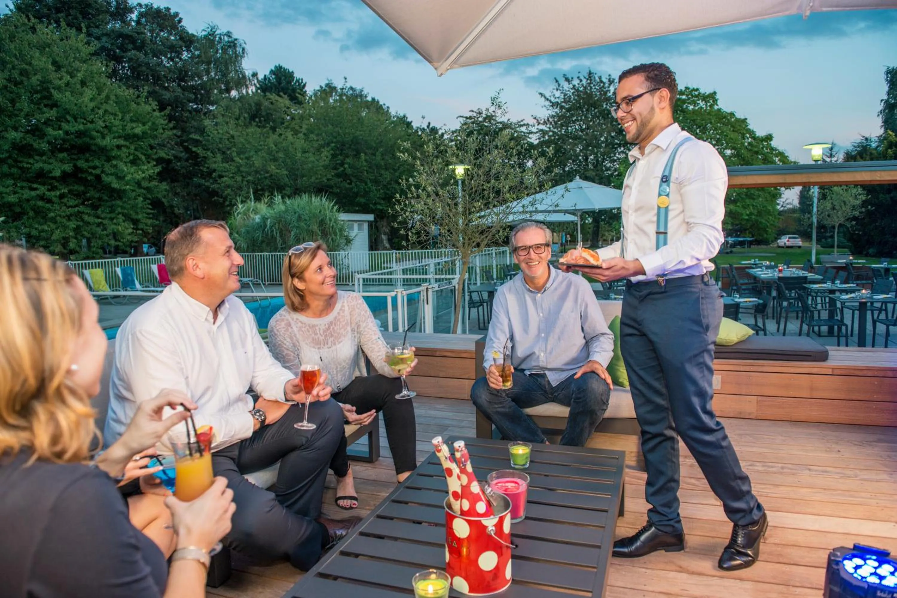 Patio in Novotel Lille Aéroport