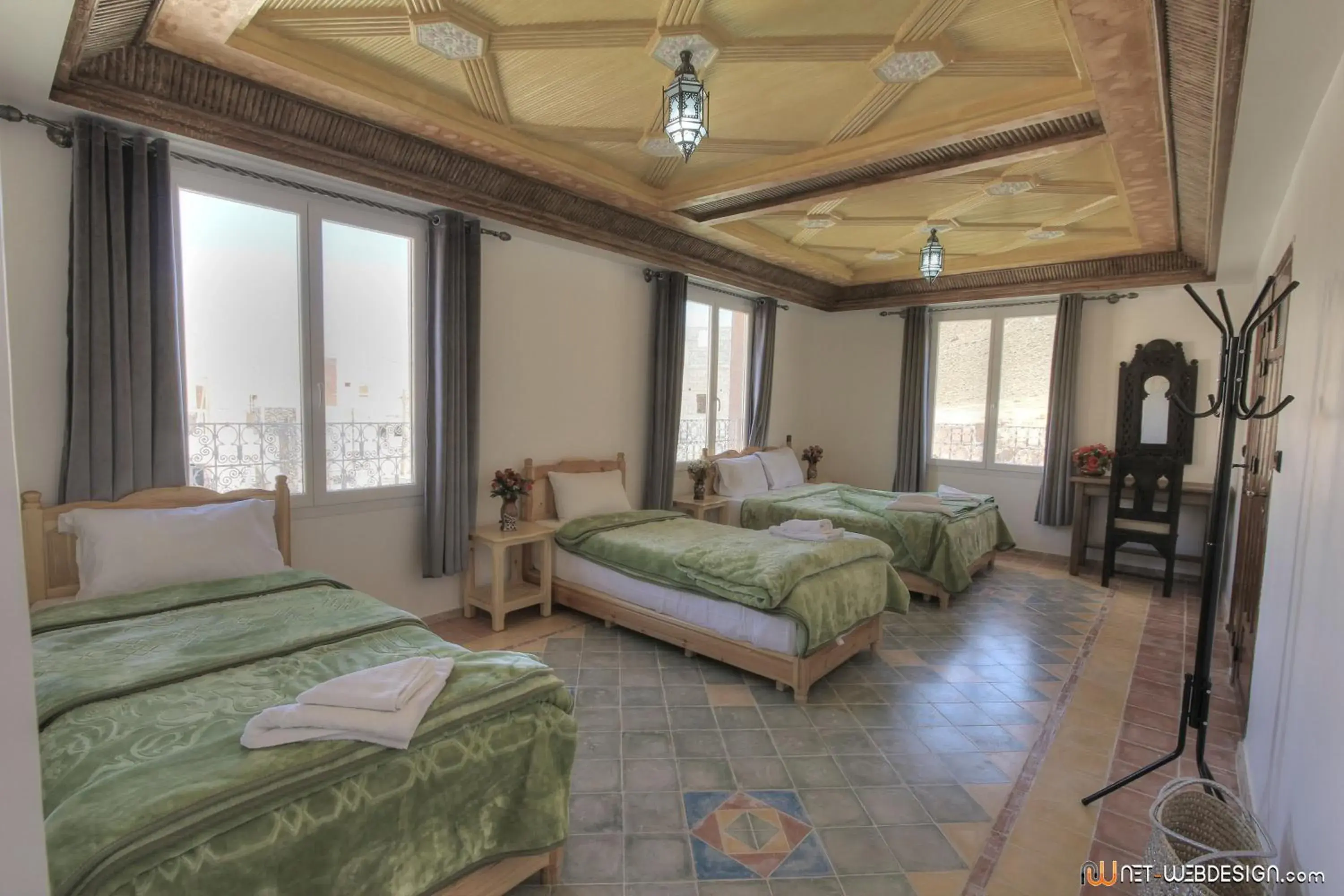 Triple Room with Pool View - single occupancy in Hotel New Mars Dades Triple Room with Pool View - single occupancy in Hotel New Mars Dades