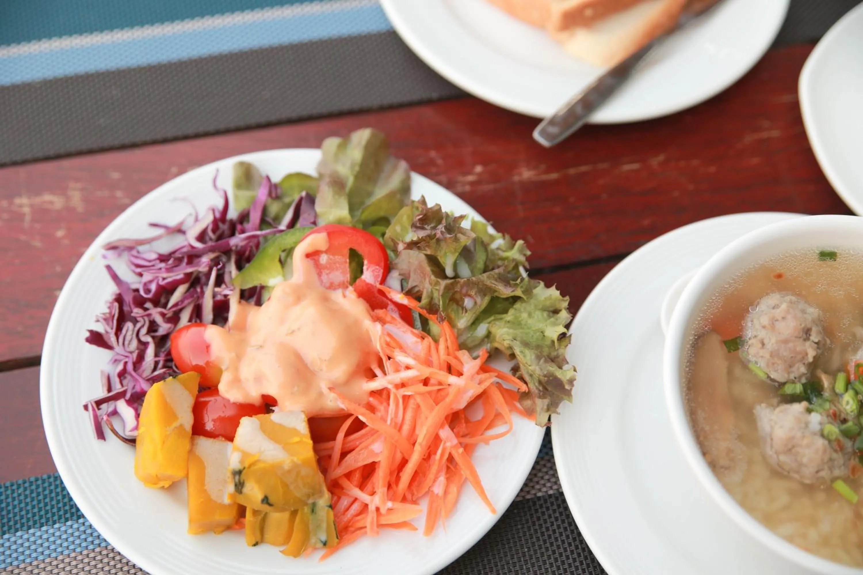 Breakfast in River Kwai View Hotel Kanchanaburi