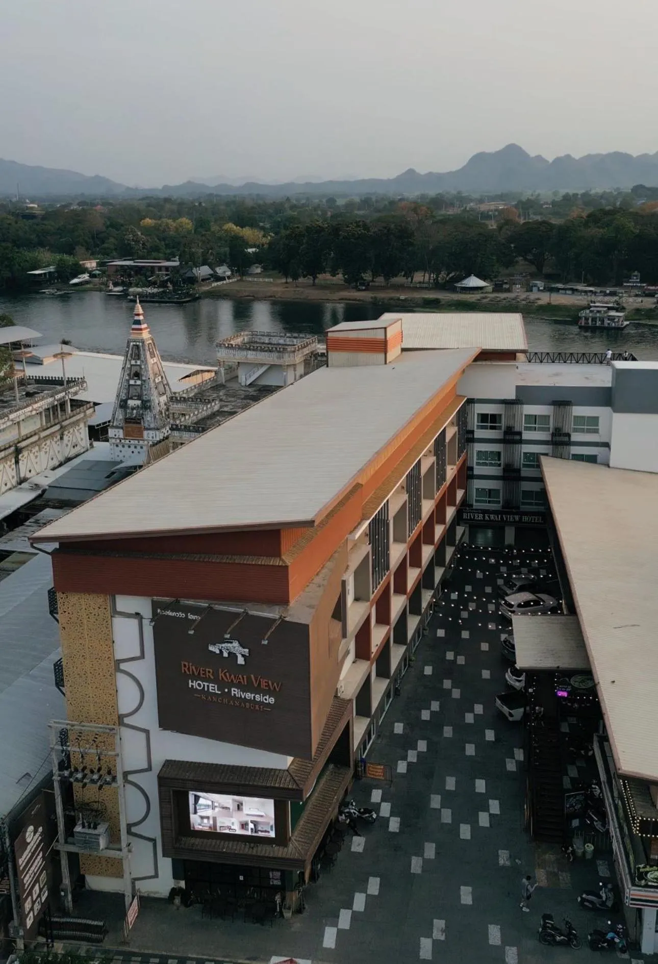 Property building in River Kwai View Hotel Kanchanaburi