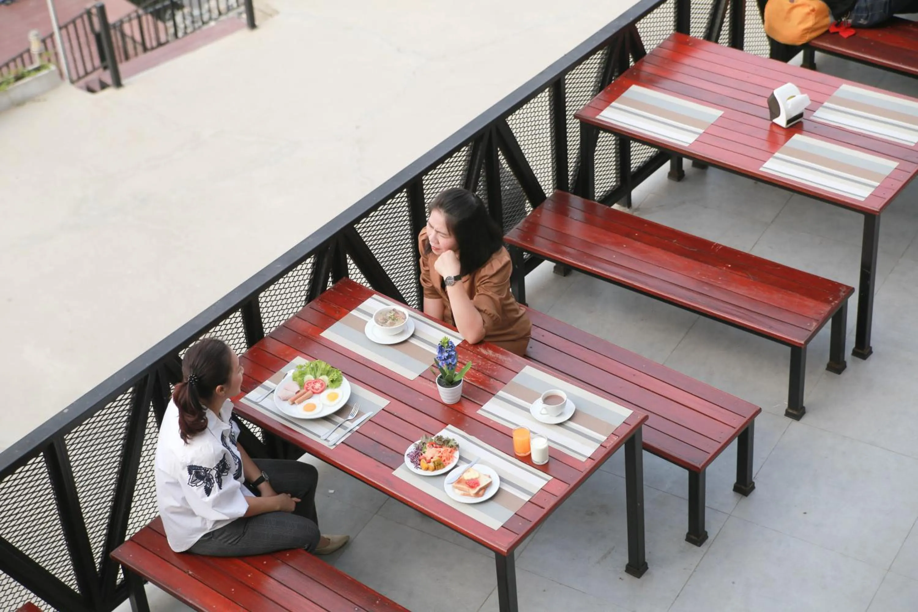 Breakfast in River Kwai View Hotel Kanchanaburi