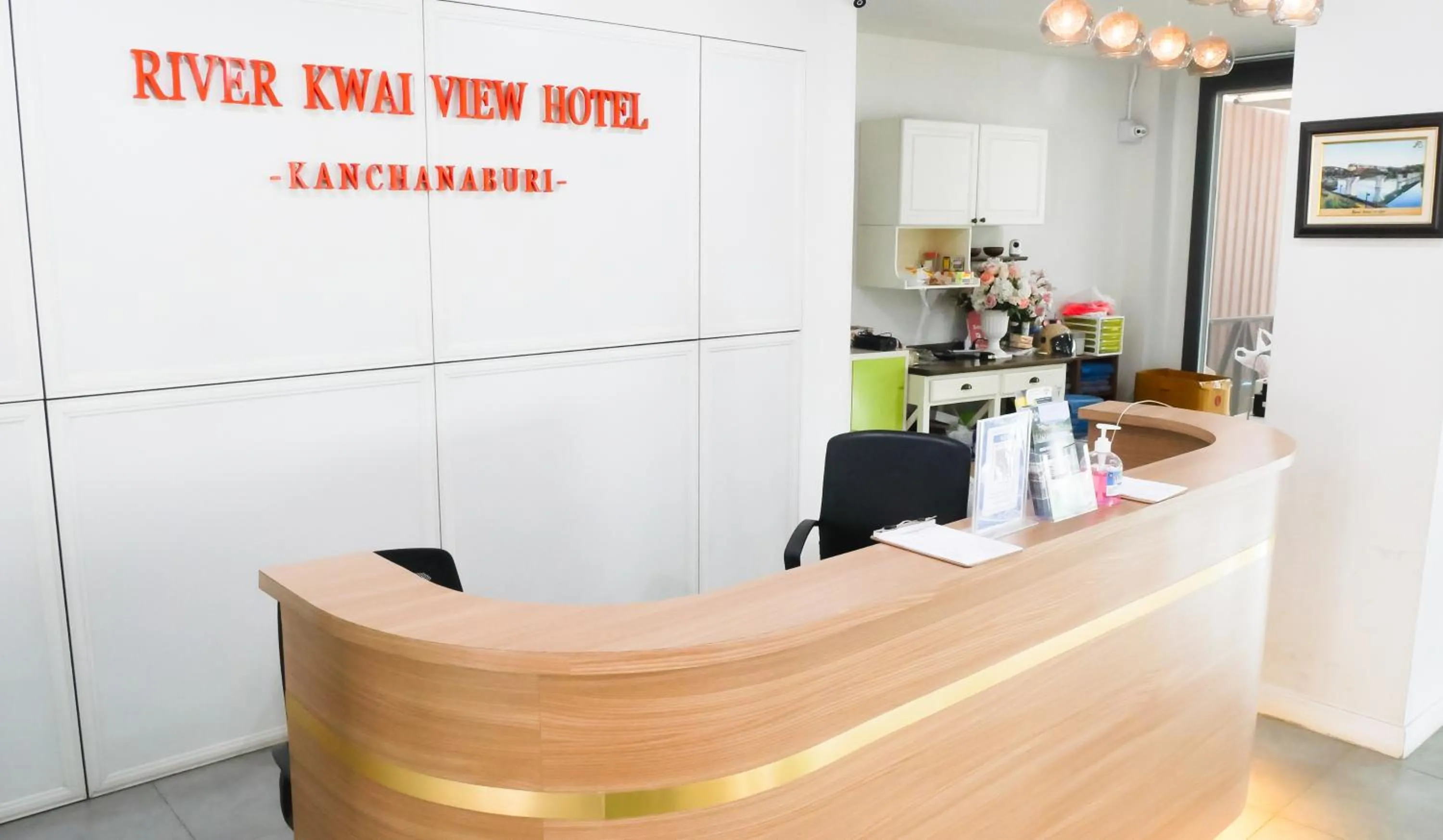 Lobby or reception in River Kwai View Hotel Kanchanaburi