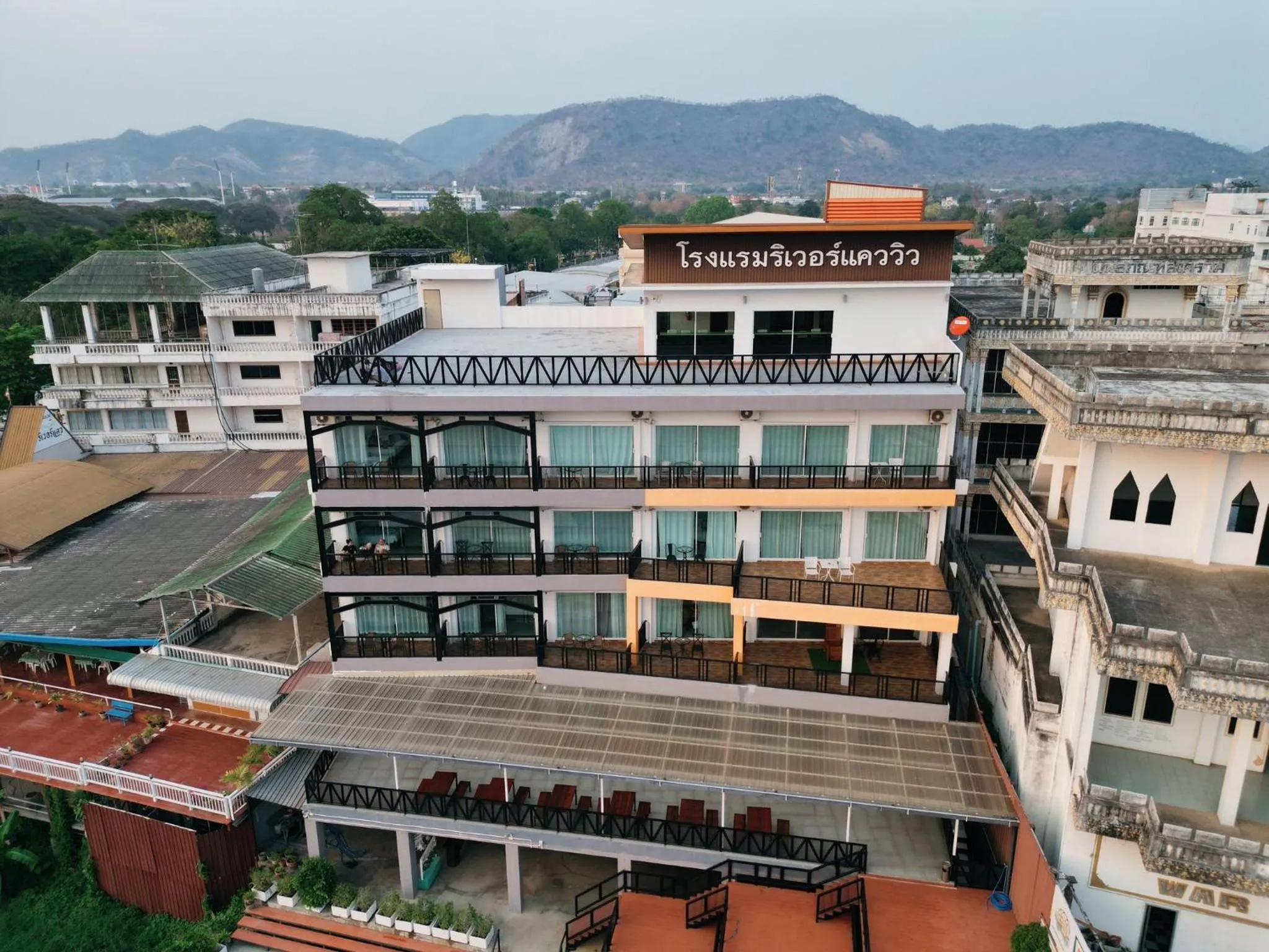 Property building in River Kwai View Hotel Kanchanaburi