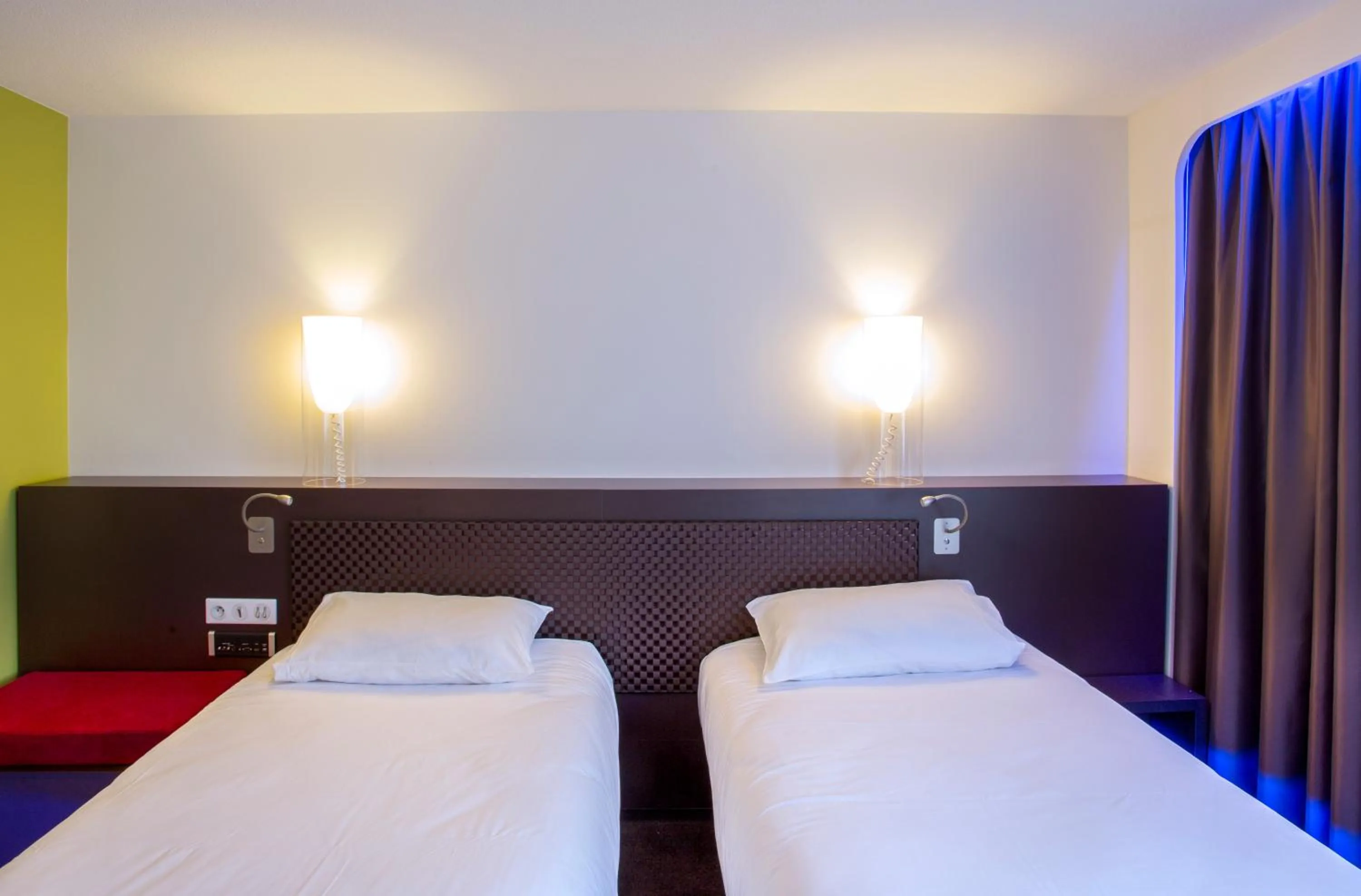 Decorative detail, Bed in ibis Styles Lorient Caudan