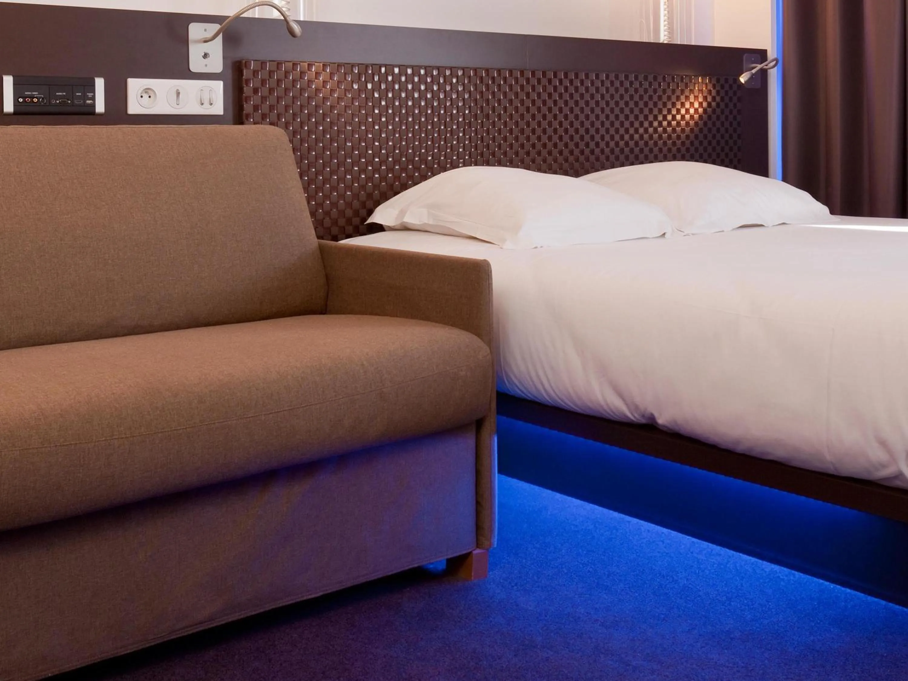 Bed in ibis Styles Lorient Caudan