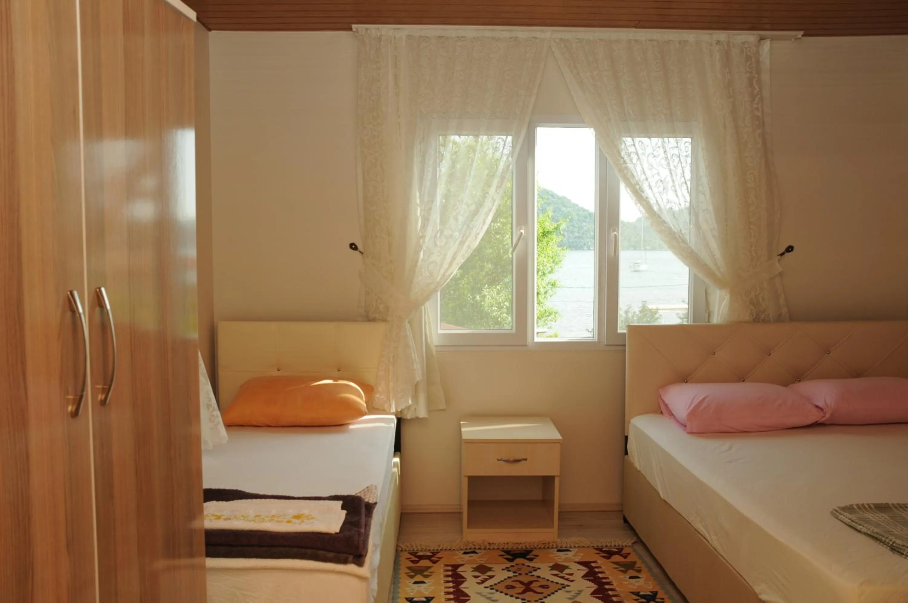 View (from property/room), Bed in Likya Pansiyon