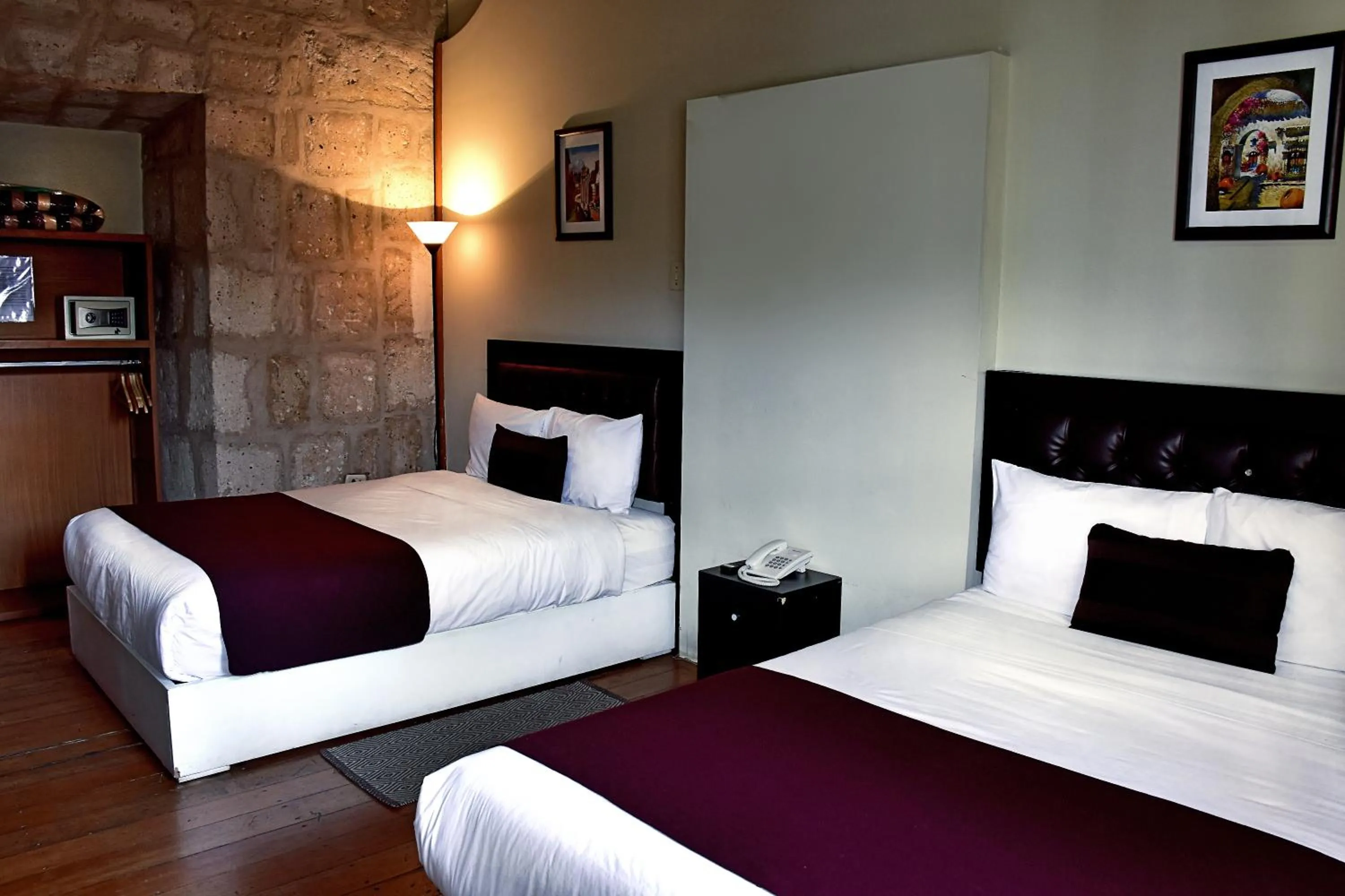 Bed in Hoteles Riviera Colonial