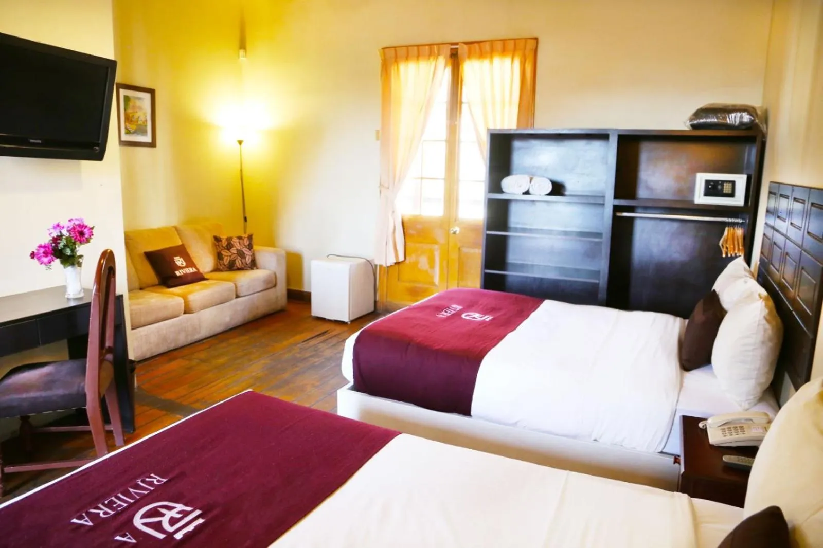 Bed in Hoteles Riviera Colonial