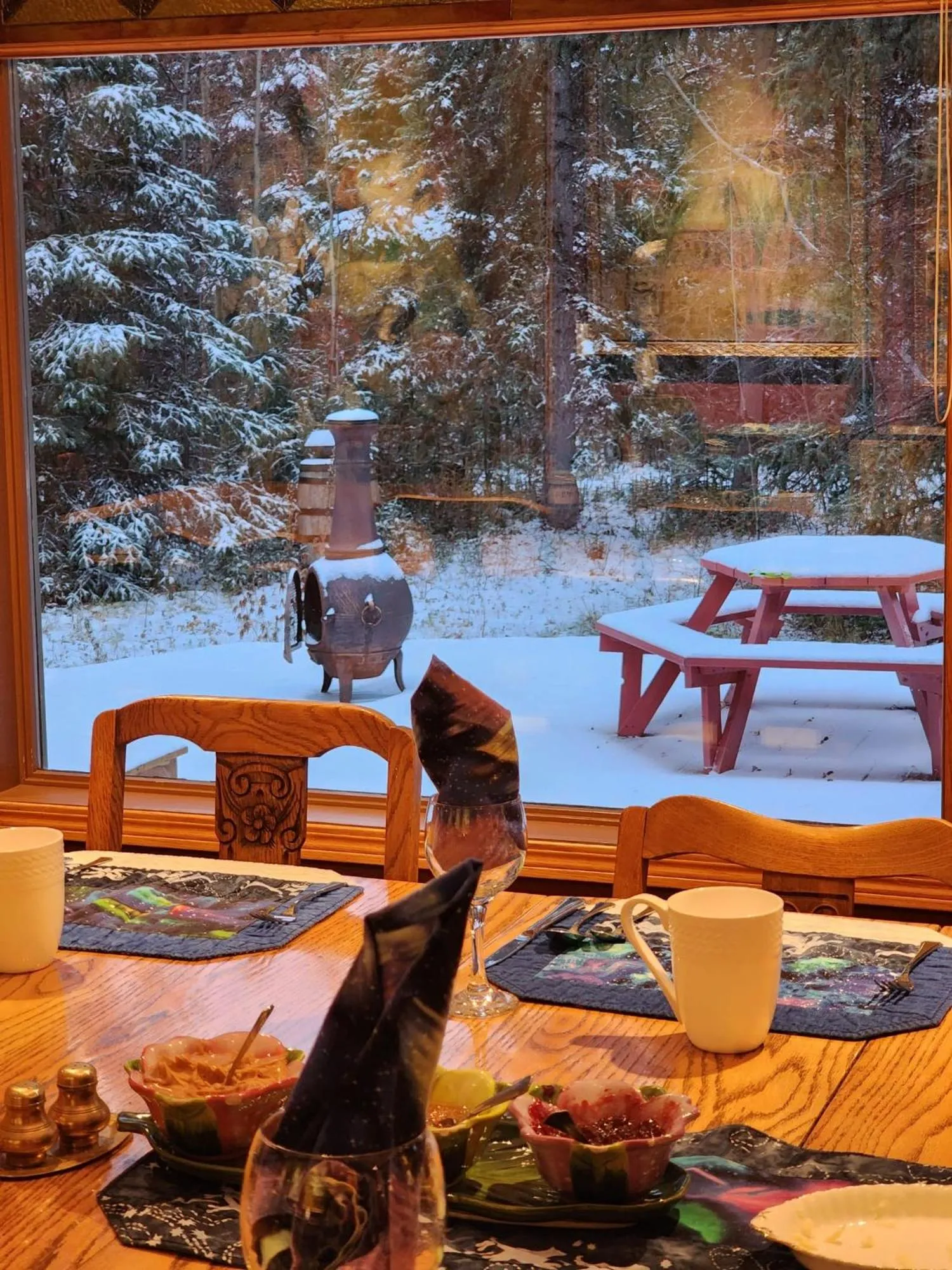 Dining area in Hidden Valley Bed and Breakfast