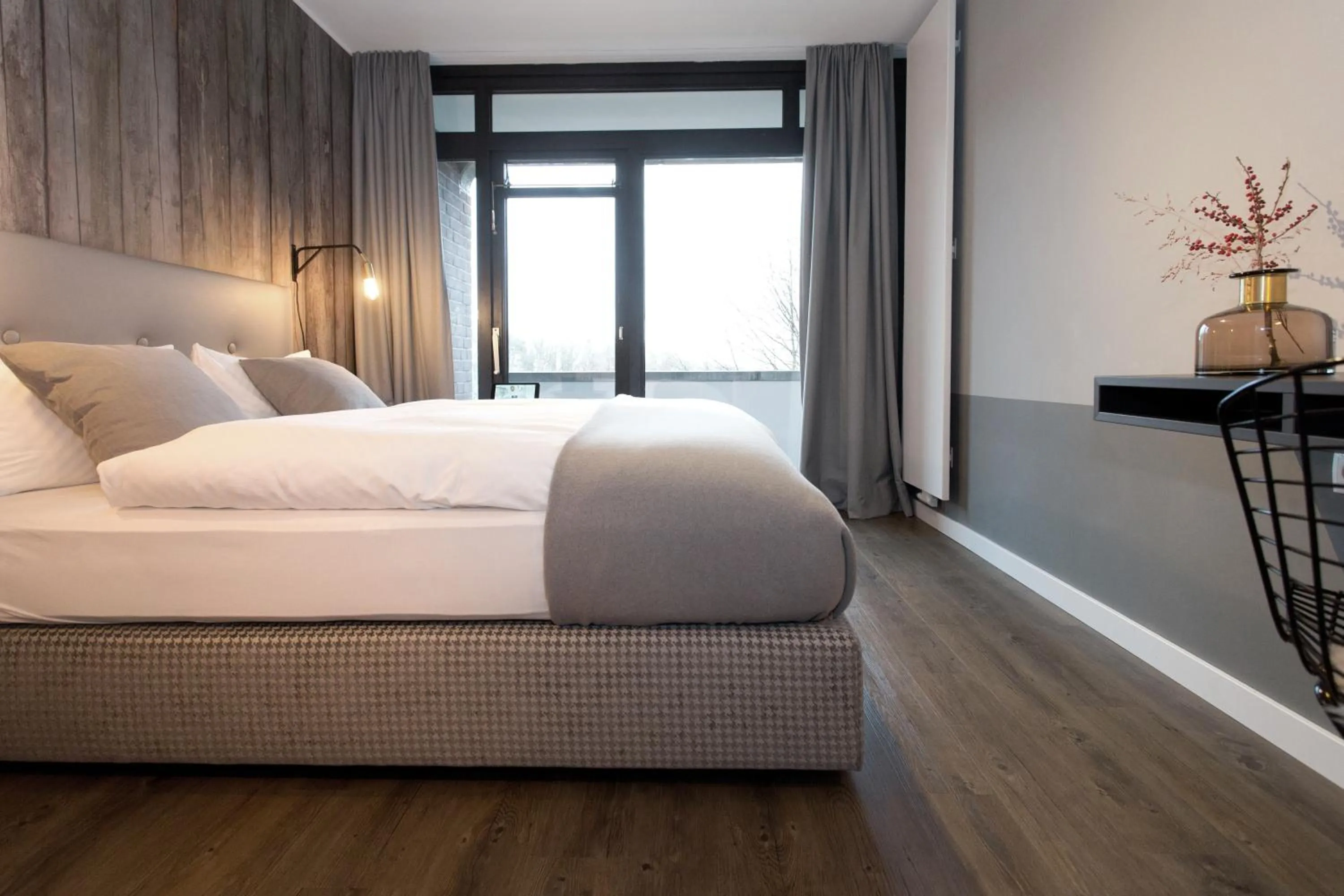 Bed in Gästehaus des Elsa Brändström Haus