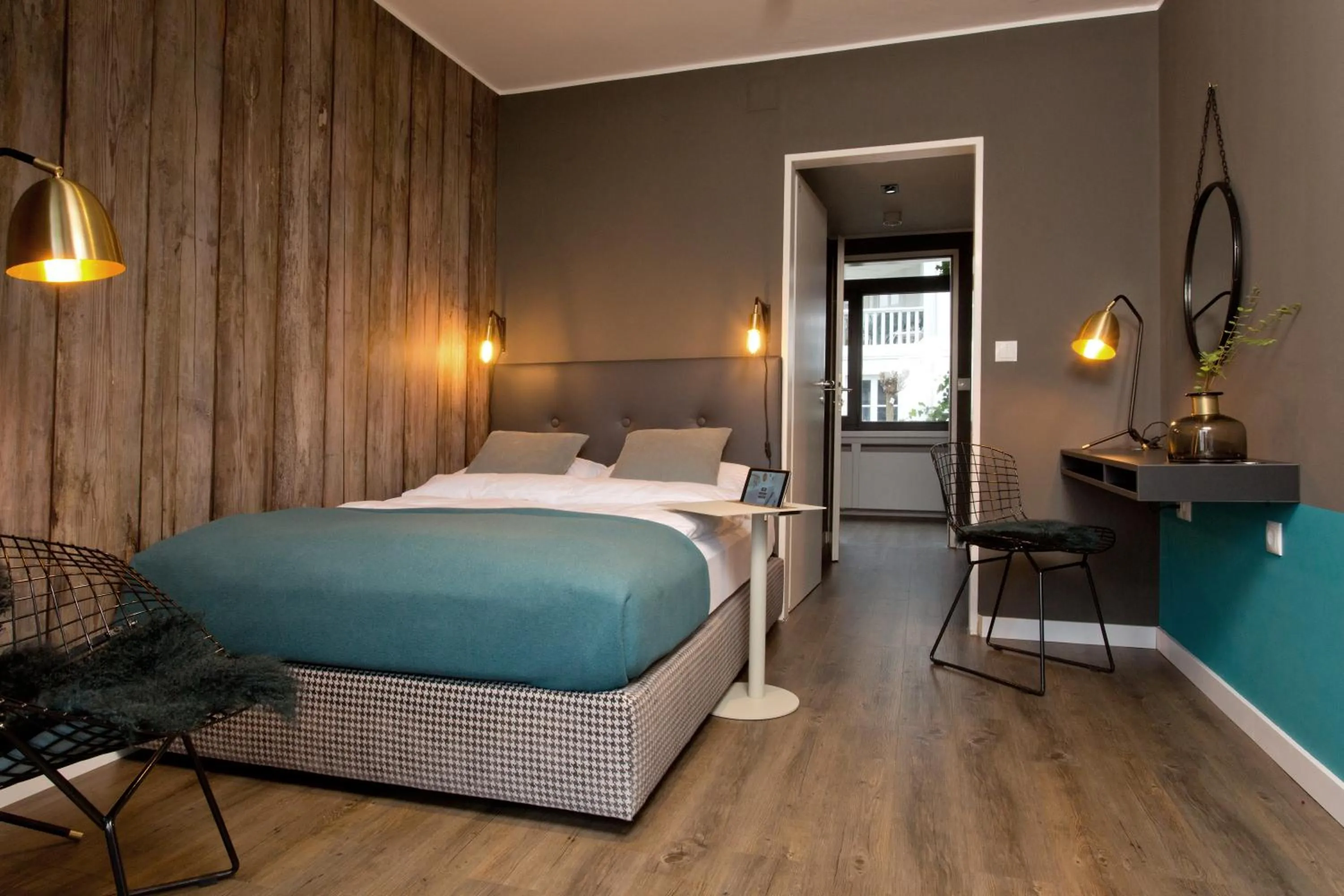 Bed in Gästehaus des Elsa Brändström Haus