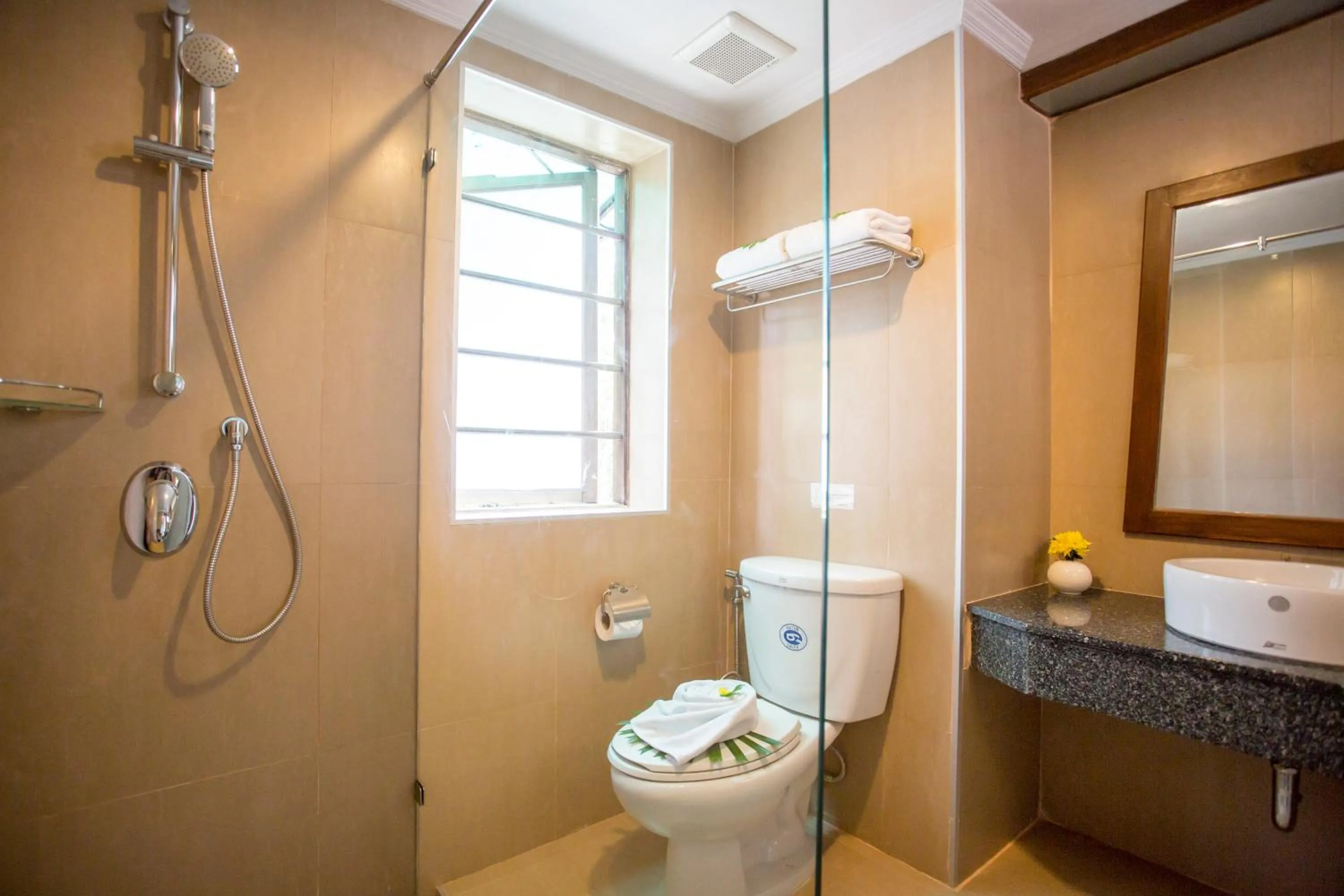 Bathroom in The Leaf on The Sands by Katathani - SHA Extra Plus